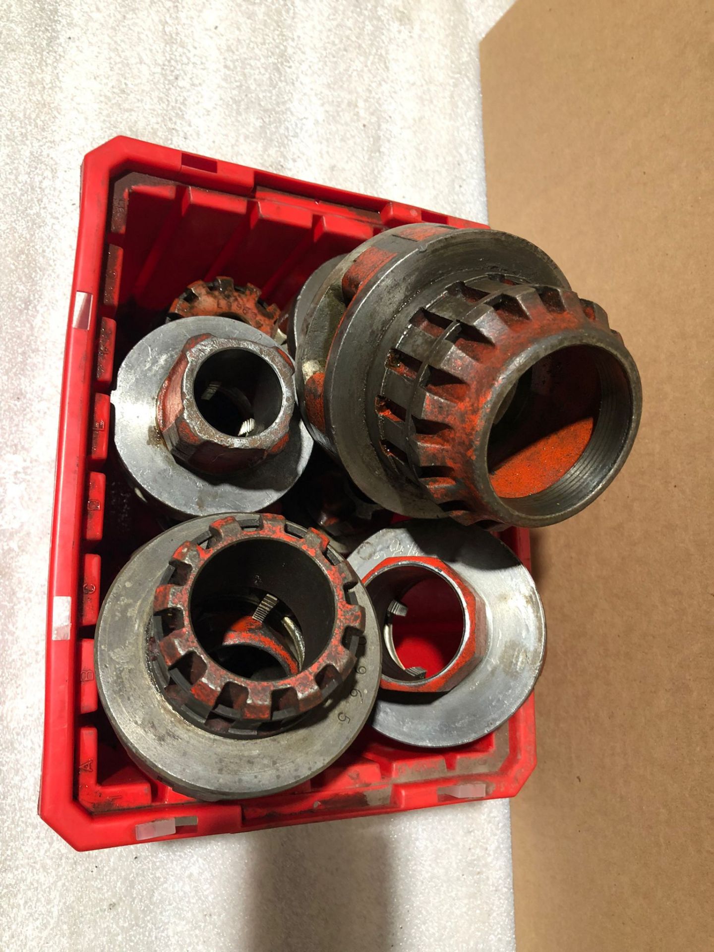 Lot of 12 (12 unit) Ridgid Pipe Threading Dies - Image 3 of 3