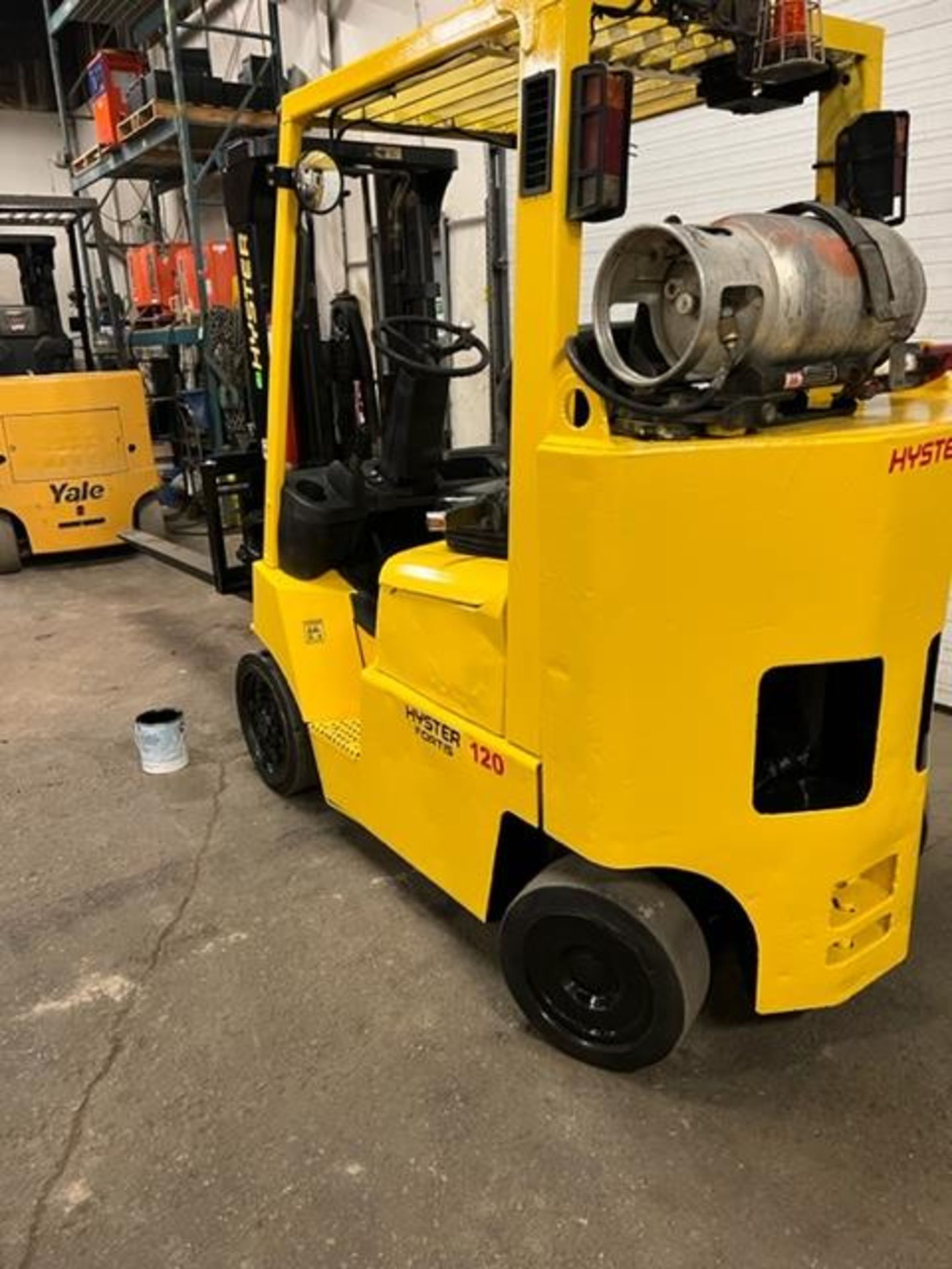 NICE Hyster model 120 - 12,000lbs Capacity Forklift LPG (propane) with sideshift & 72" forks - Image 3 of 3