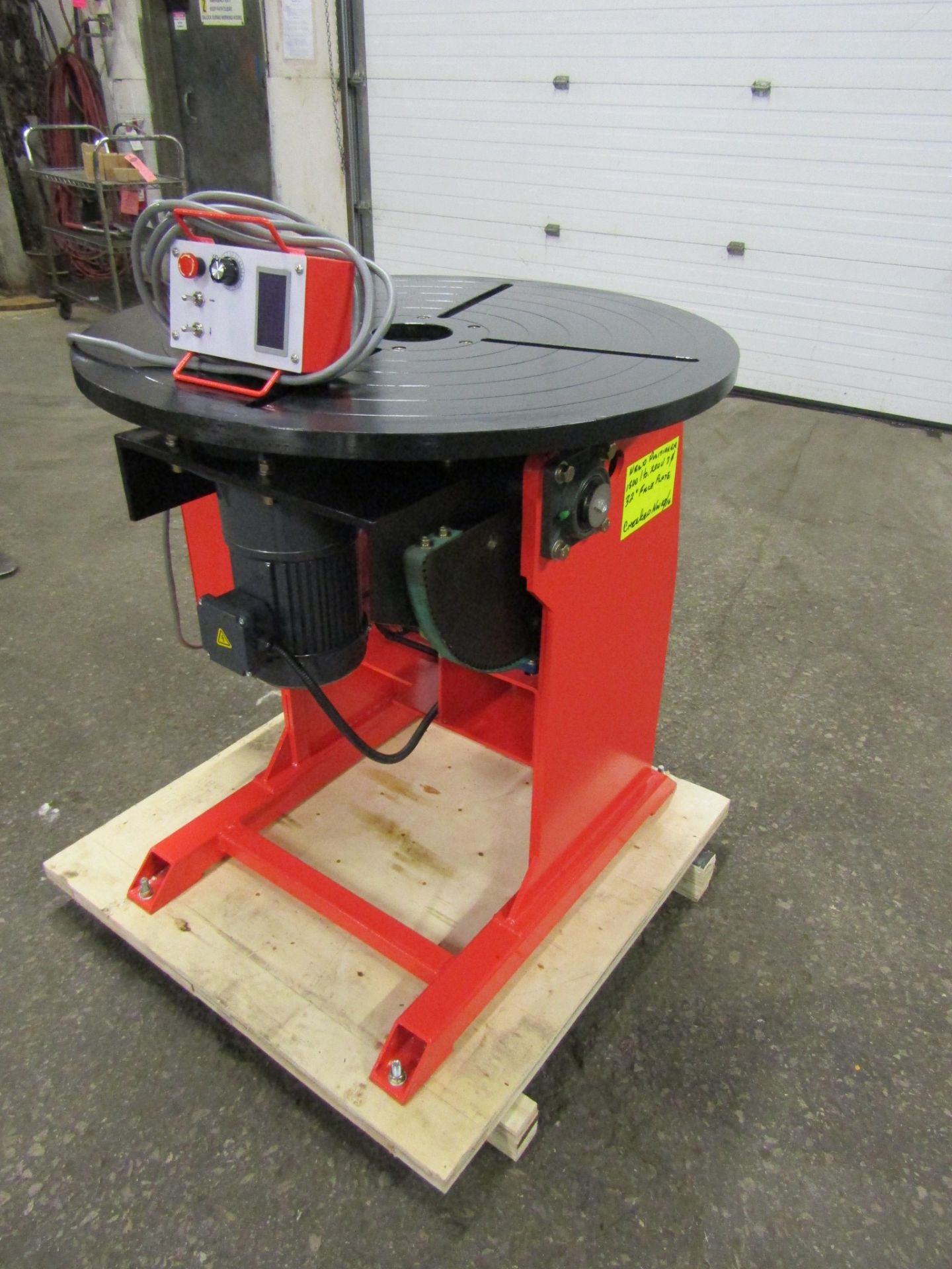Verner model VD-1500 WELDING POSITIONER 1500lbs capacity - tilt and rotate with variable speed drive