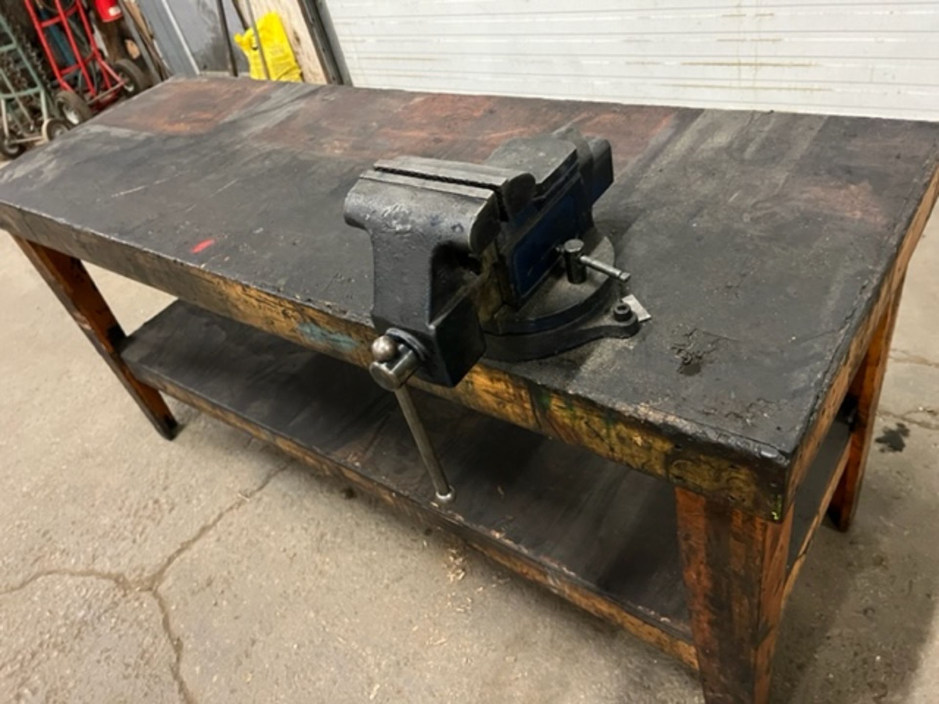 Work Table with VISE - 6' x 2' - Image 2 of 2