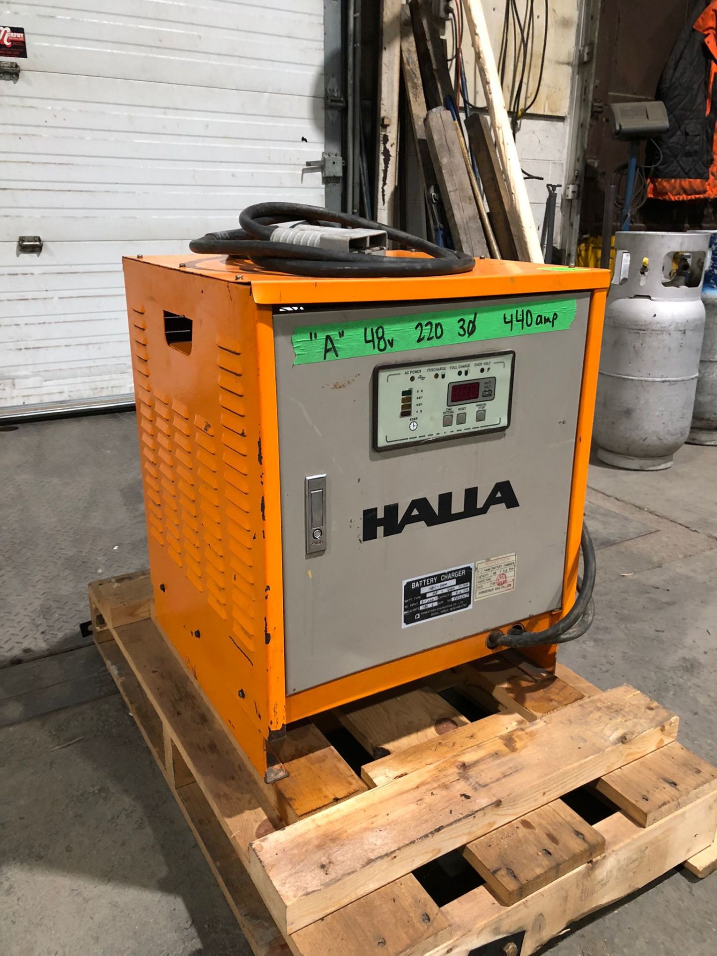 Halla Forklift Battery Charger 48V Unit - 440 amp