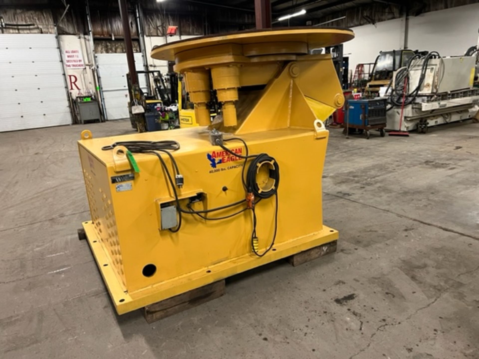 American Eagle WELDING POSITIONER 40000lbs capacity - tilt and rotate with pendant controller unit -