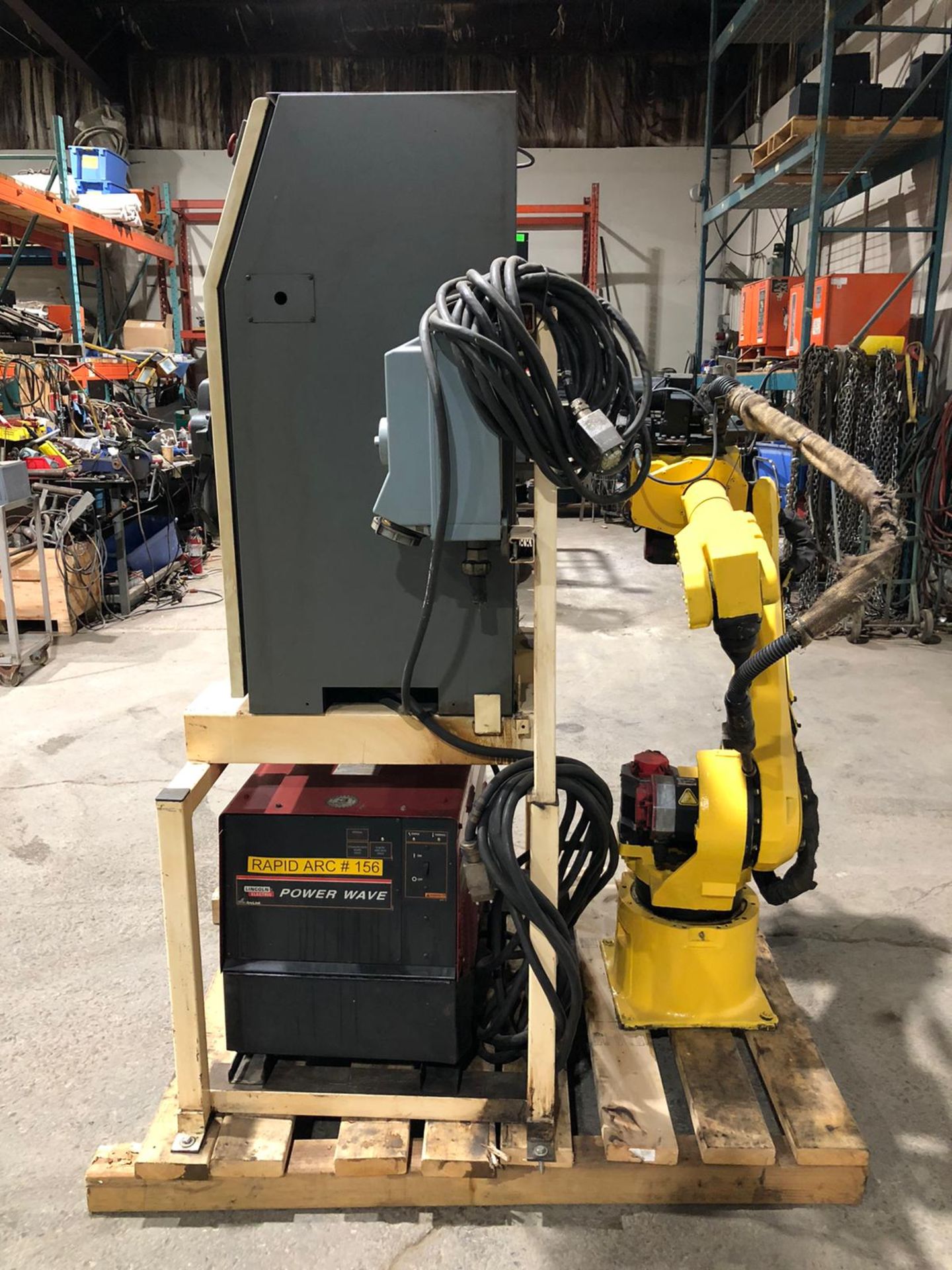 MINT Fanuc Arcmate 120iB Welding Robot with RJ3iB Controller WITH wire feeder, COMPLETE & TESTED