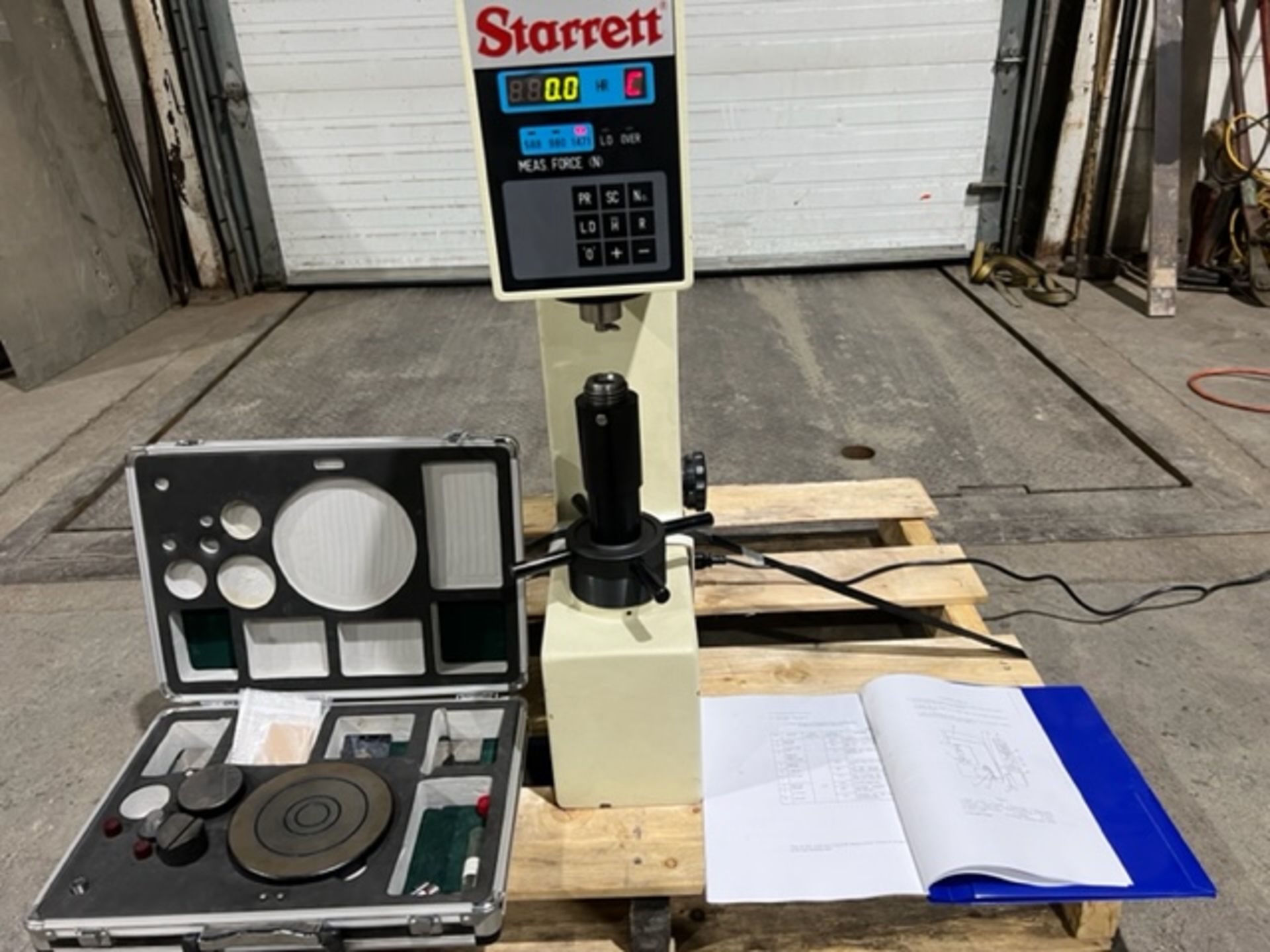 Starrett Digital Bench Top Hardness Tester model 3816 Nice Unit