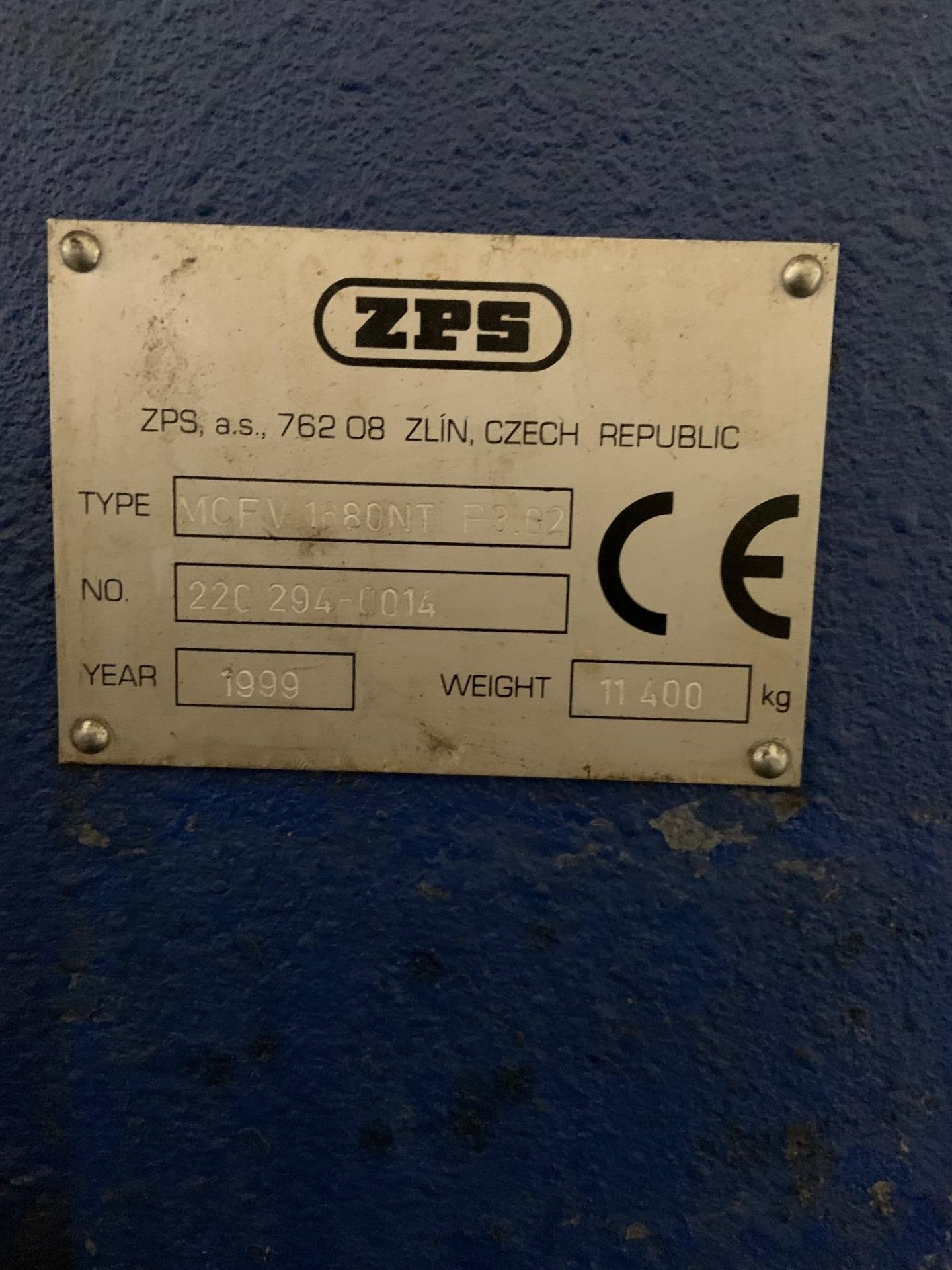 ZPS MCFV 1680 NT vertical machining center / Centre d’usinage vertical ZPS, modèle MCFV 1680 NT - Image 5 of 12