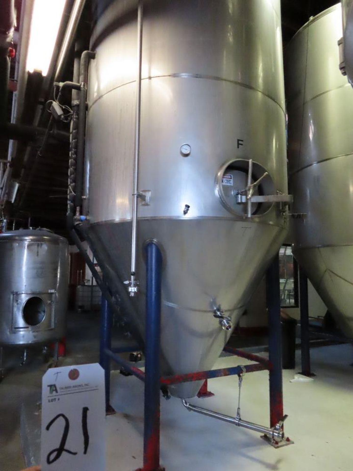 Santa Rosa Approx. 50+ BBL Beer fermentor.