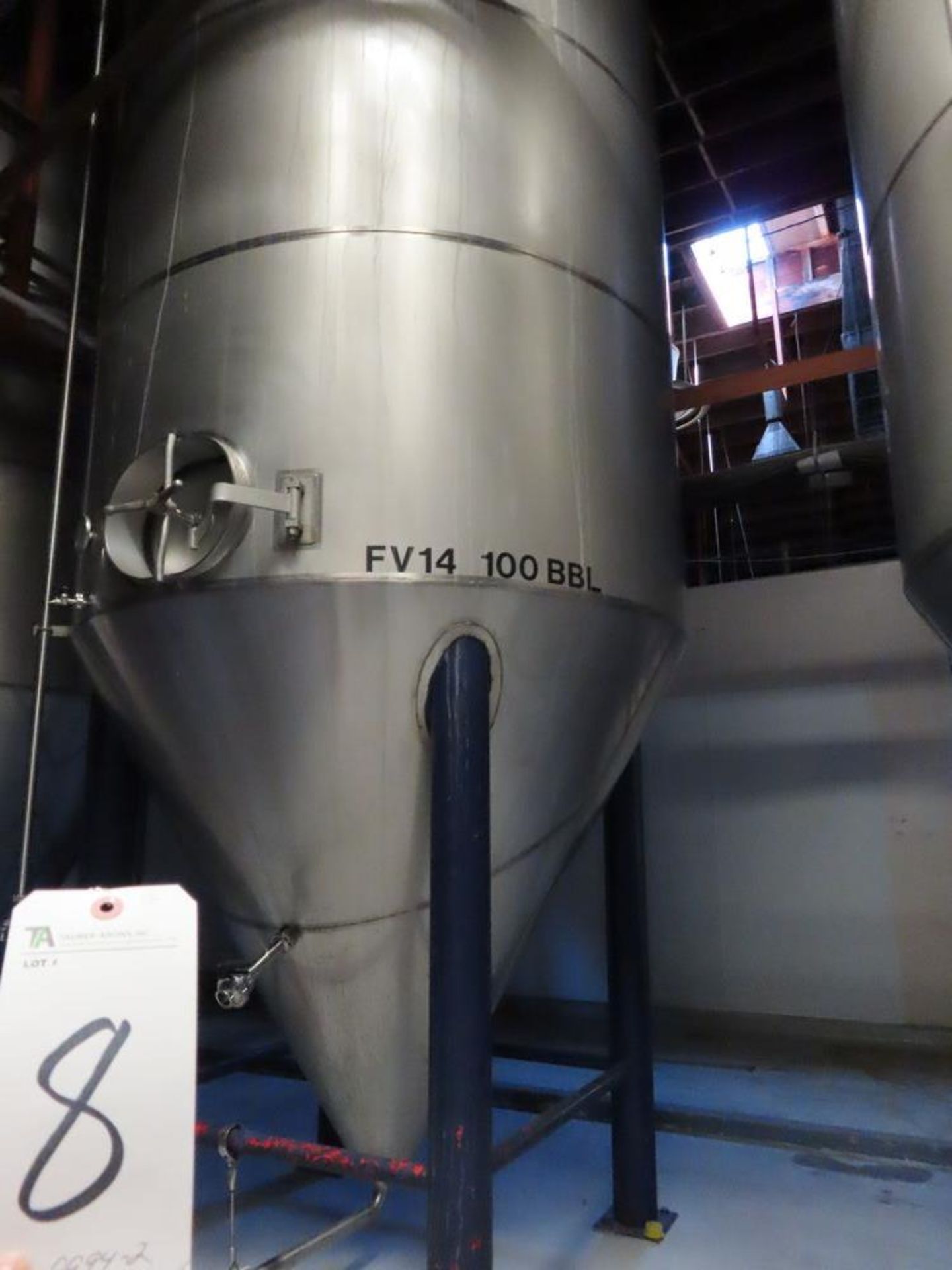 Santa Rosa Approx. 100 BBL Beer fermentor.