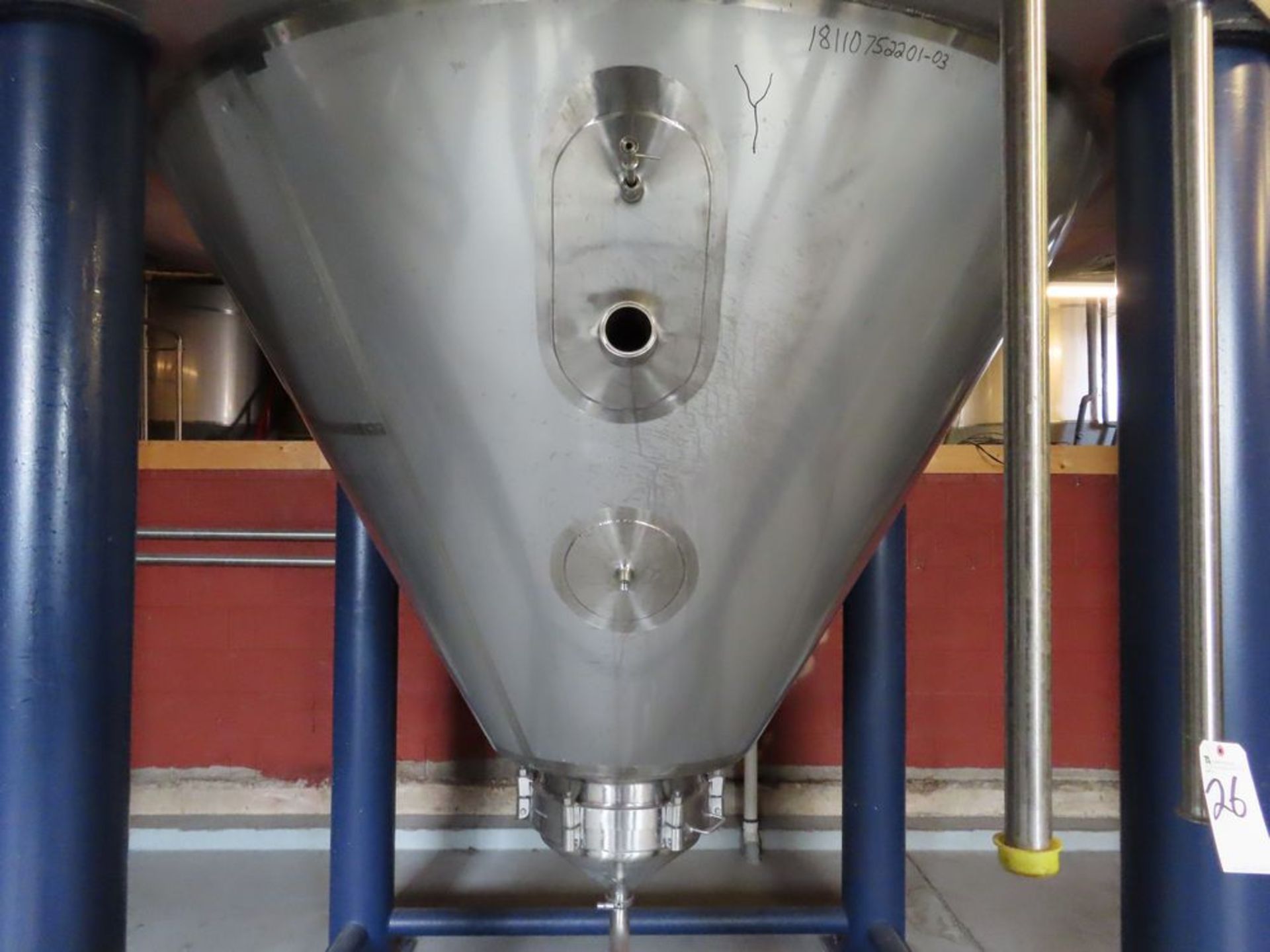 Mueller 300 BBL, Model F, Beer fermentor. - Image 3 of 4