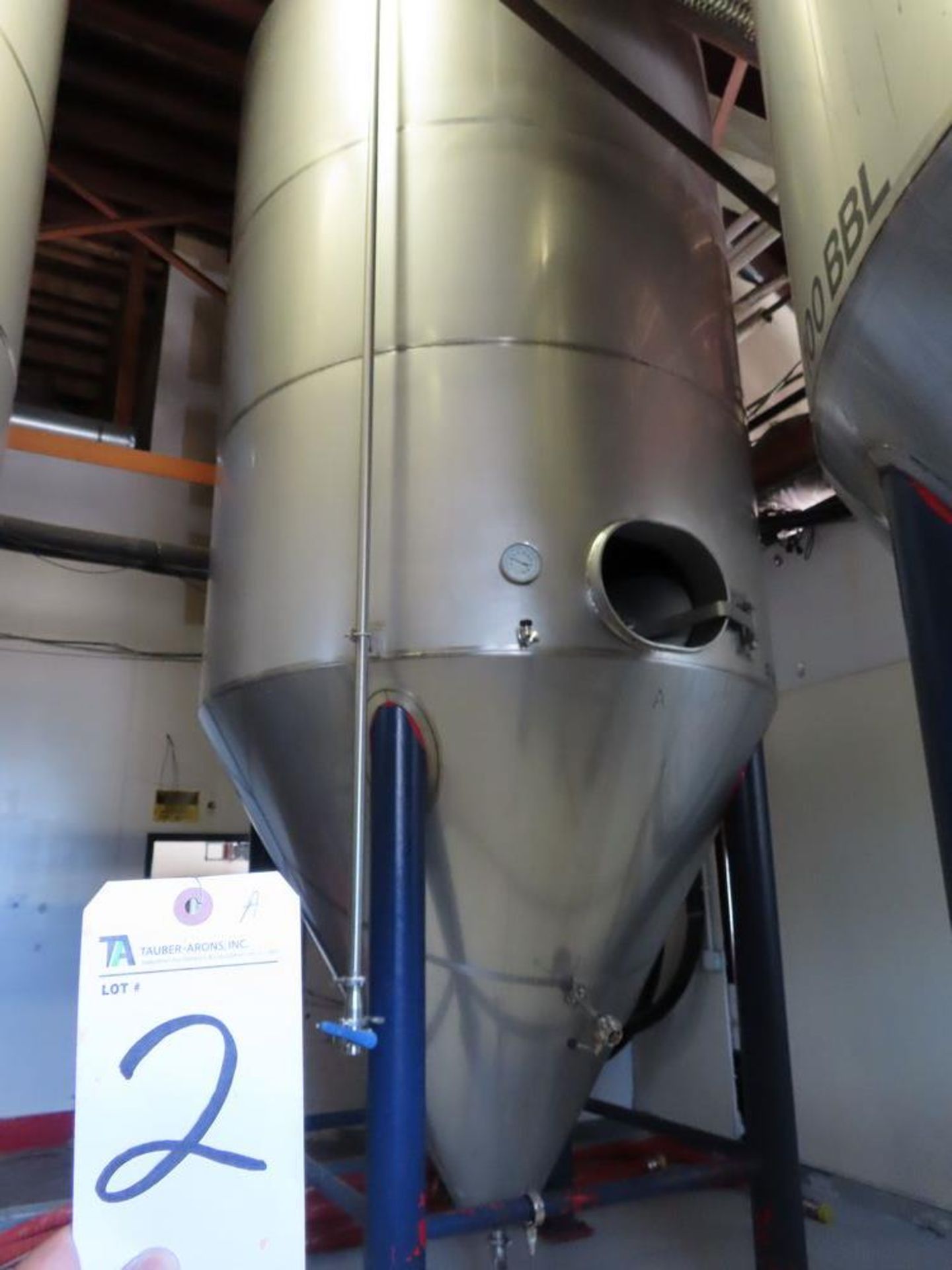 Santa Rosa Approx. 100 BBL Beer fermentor.