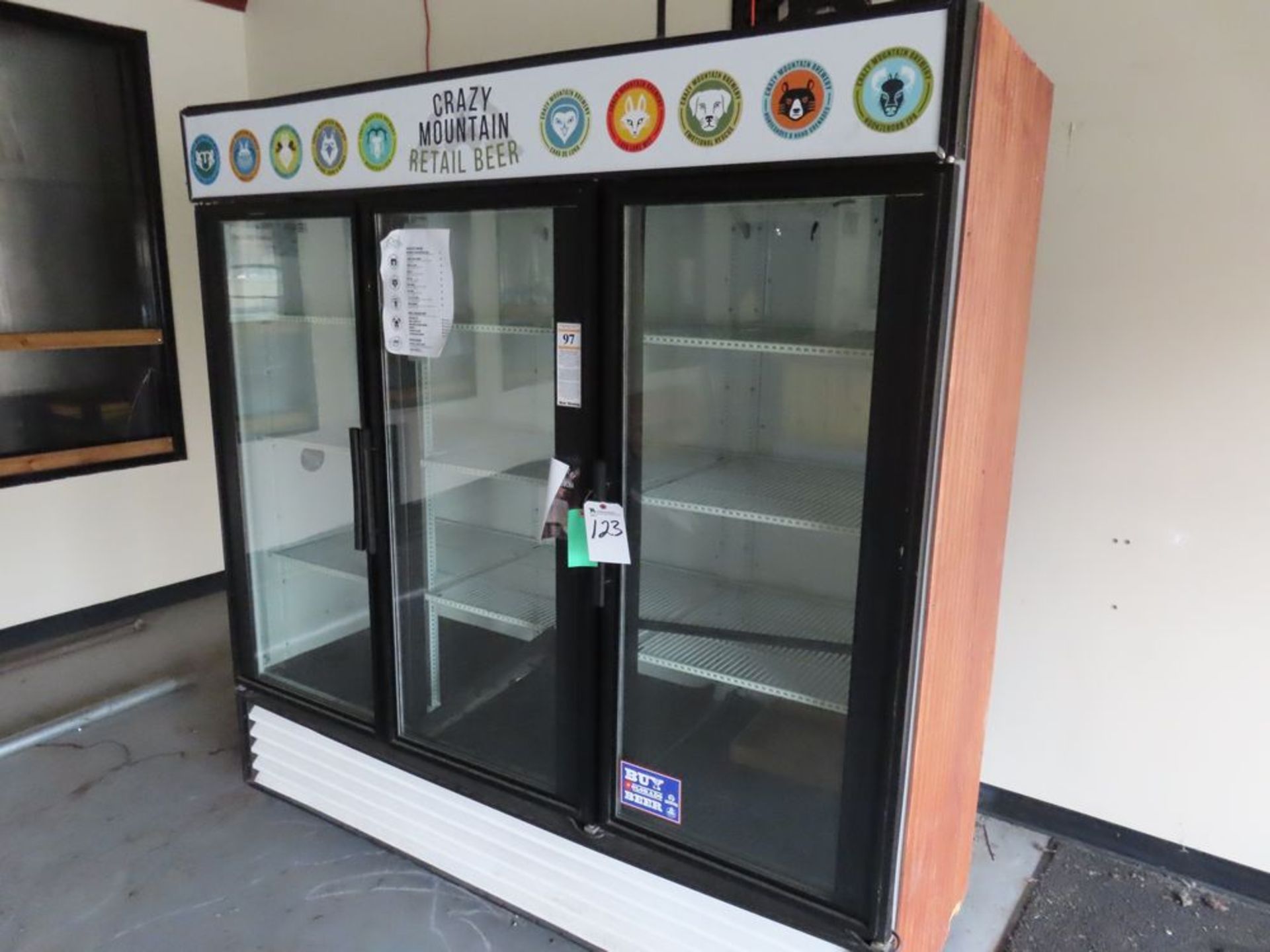 True mod. GDM-72, 3-Door Refrigerator