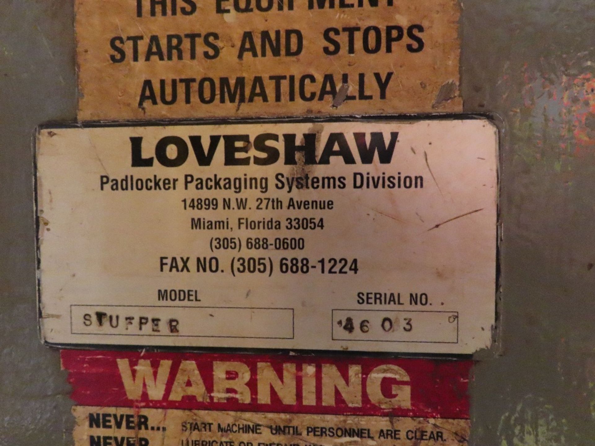 (Lot) Loveshaw Mod. CF109, Case Erector w/ Loveshaw Stuffer, Gold Seal Labeler & Quattro Gluer - Image 9 of 9