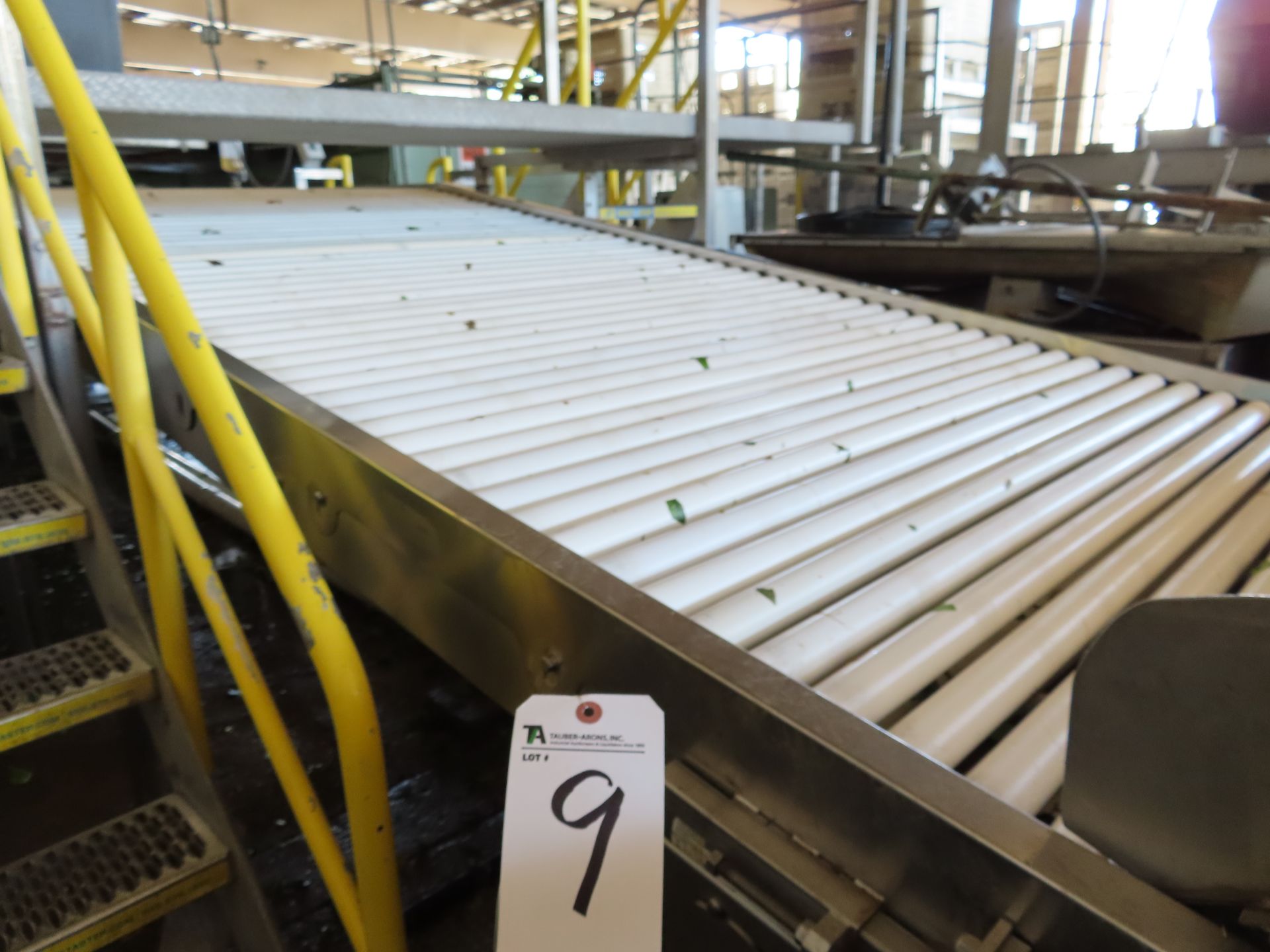 Approx. 6' x 18' S.S. Roller Conveyor (SUBJECT TO CONFIRMATION)