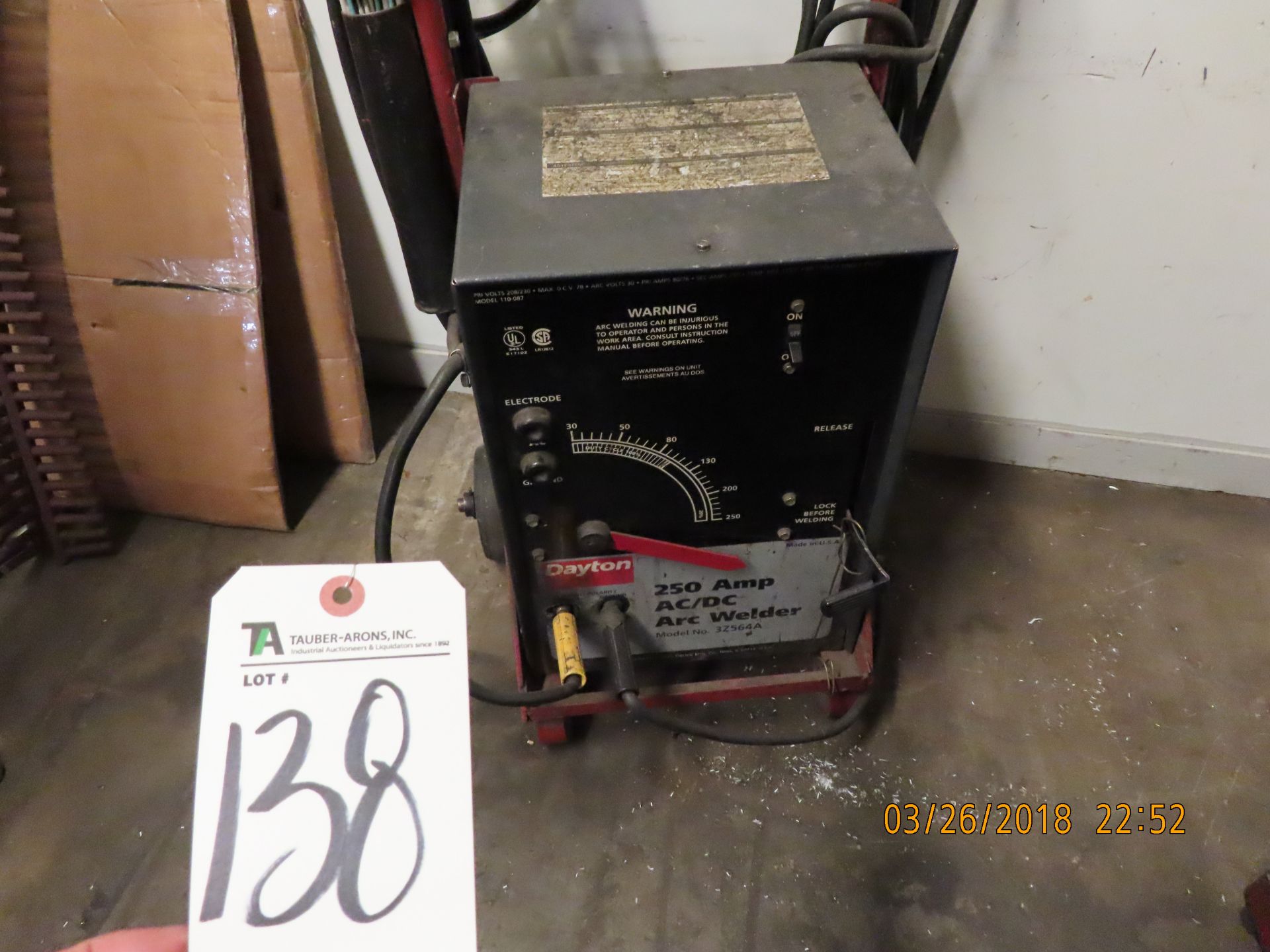 Dayton 250 Amp AC/DC Arc Welder