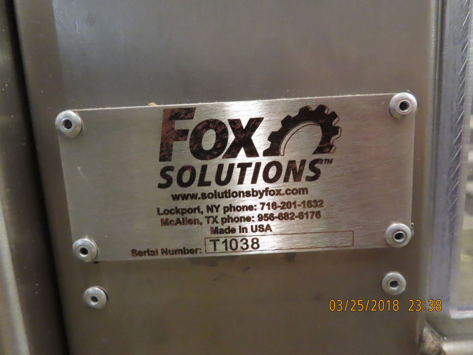 Fox Solutions Pouch Bagger; S/N T1038 - Image 7 of 8
