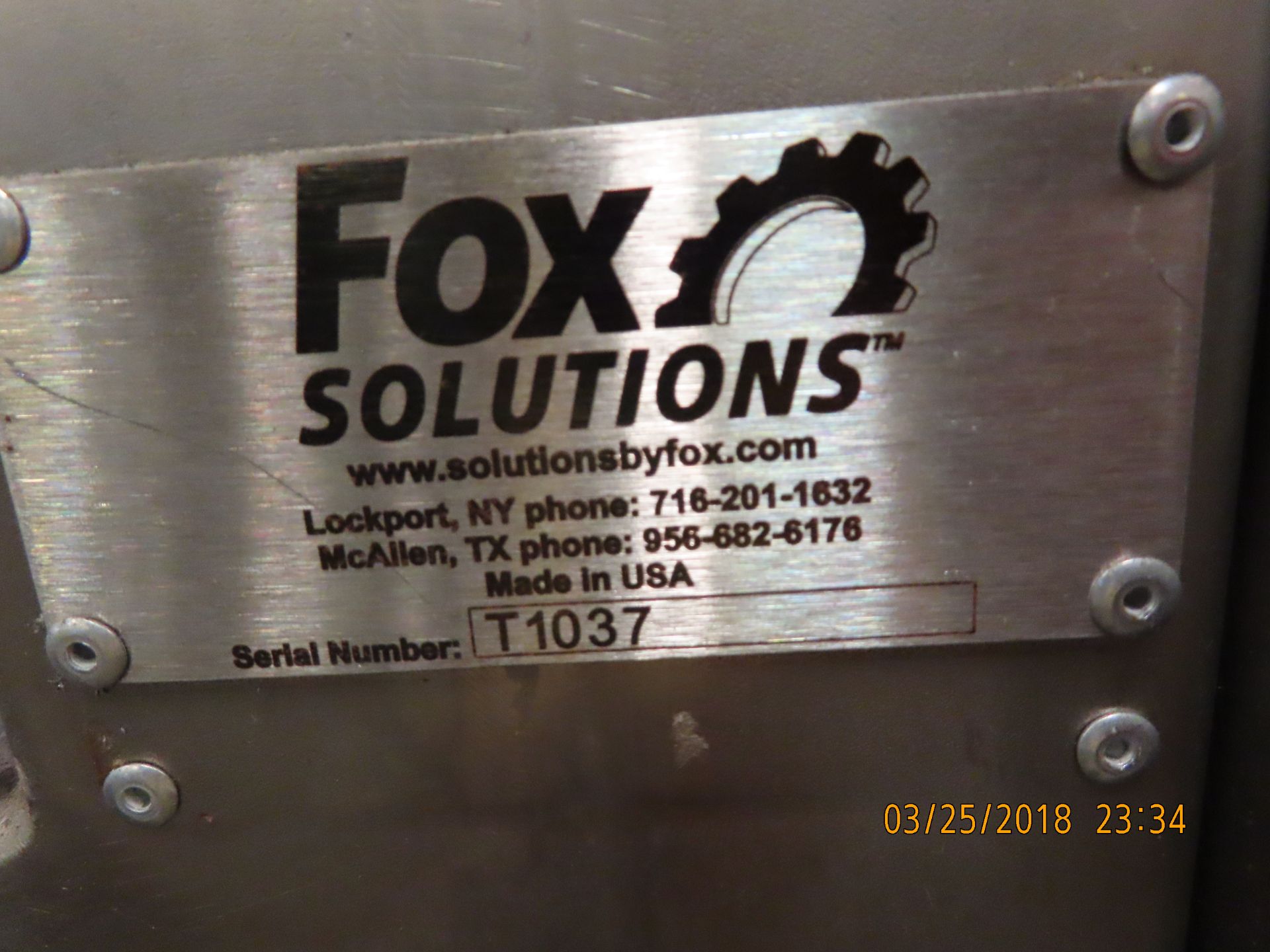 Fox Solutions Pouch Bagger; S/N T1037 - Image 9 of 10