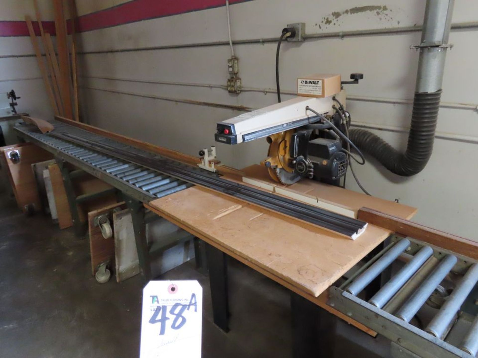 DeWalt 12'' Radial Arm Saw w/ Lectrostop Conveyor