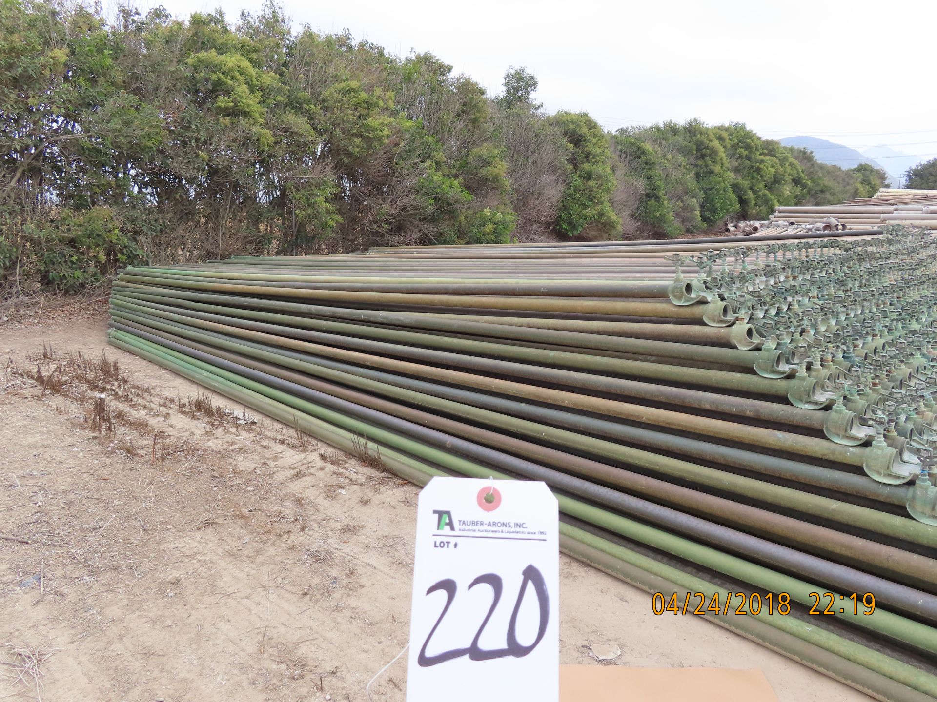 3'' x 30'L Irrigation Pipe (600 pc. w/ Sprinkler Heads; 307 w/ No Sprinkler Heads) - Image 3 of 3