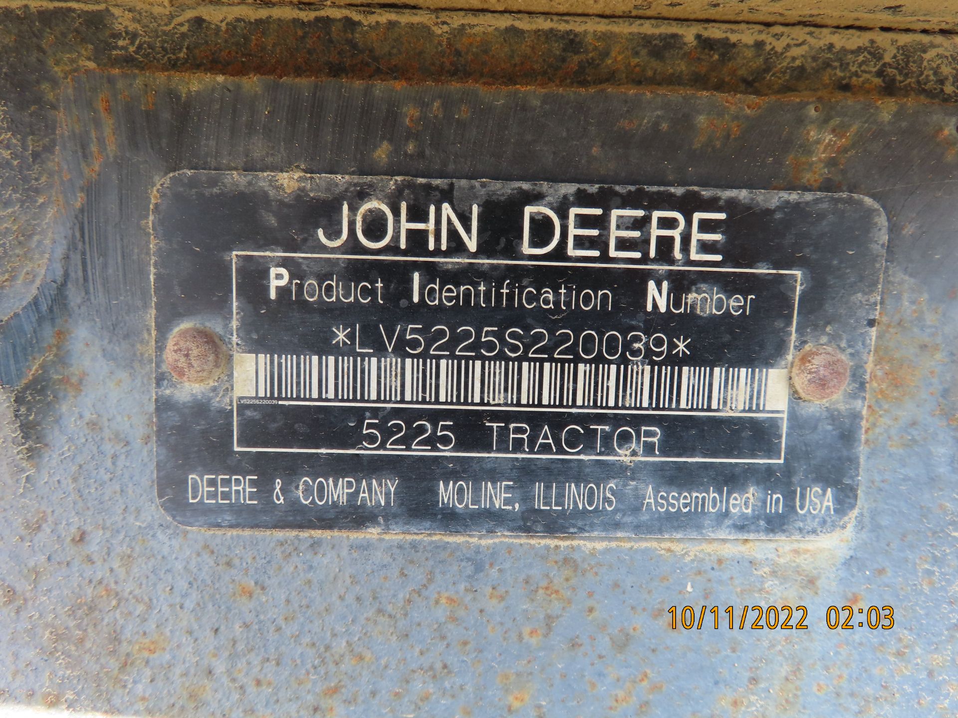 (2006) Brower 1570 Folding Sod Harvester w/ John Deere mod. 5225 Tractor w/ Turf Tires; Hours: 9, - Image 10 of 10