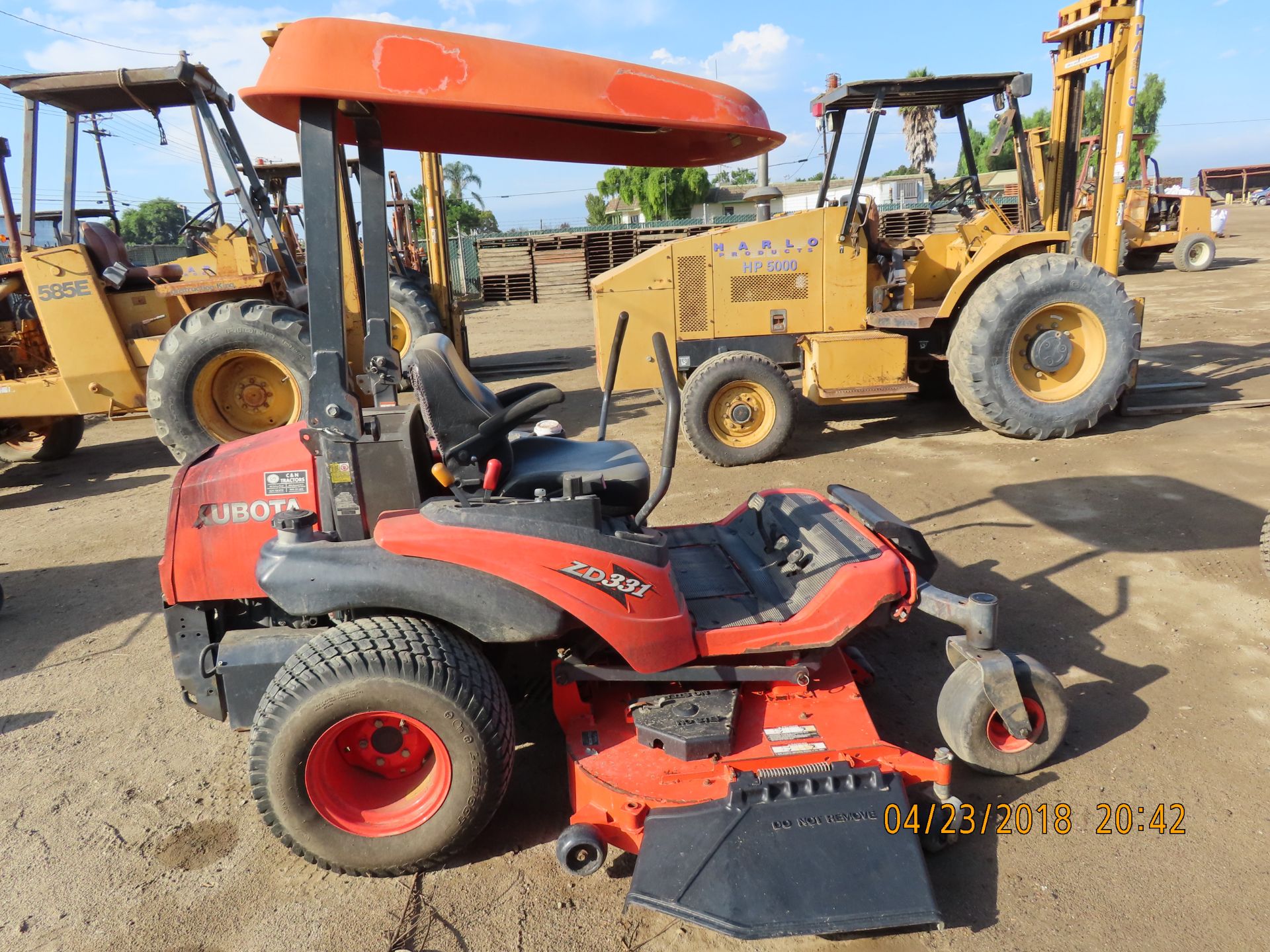 Kubota mod. ZD331, 72'' Mower; Hours: 3,832 - Image 2 of 4