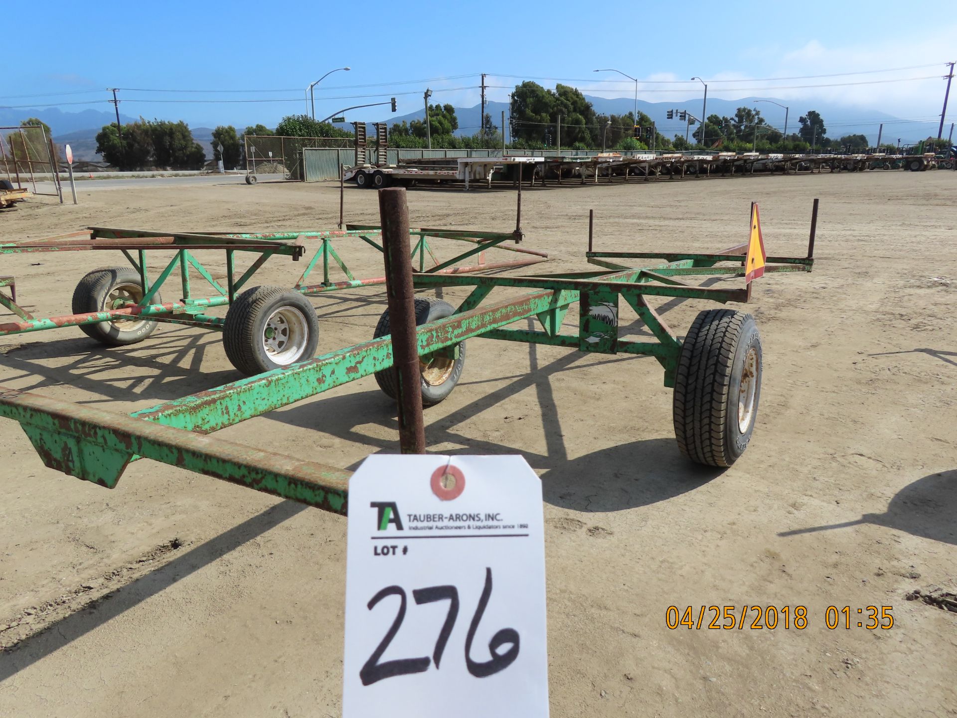 Approx. 8'W x 30'L Irrigation Pipe Trailer