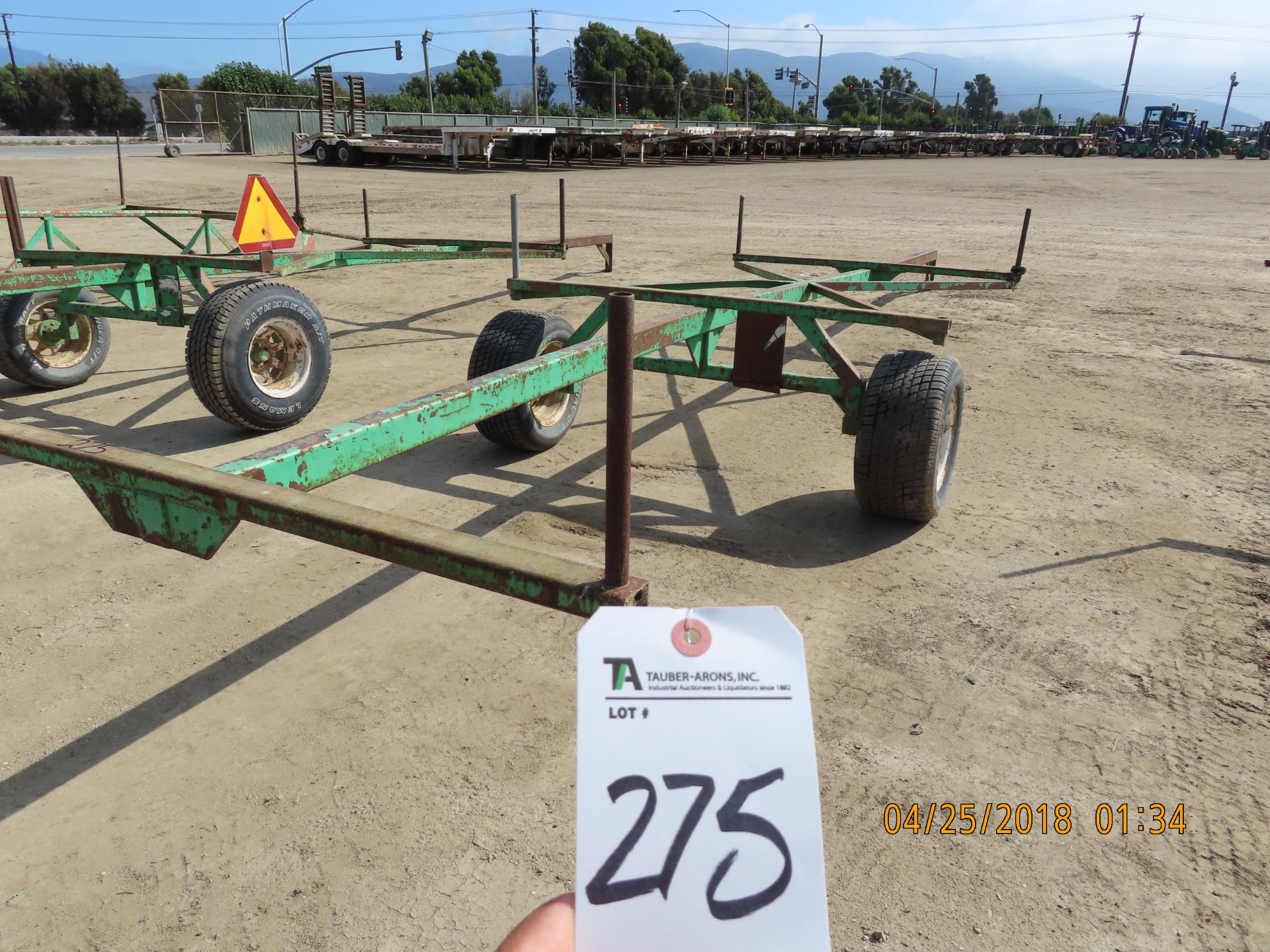 Approx. 8'W x 30'L Irrigation Pipe Trailer