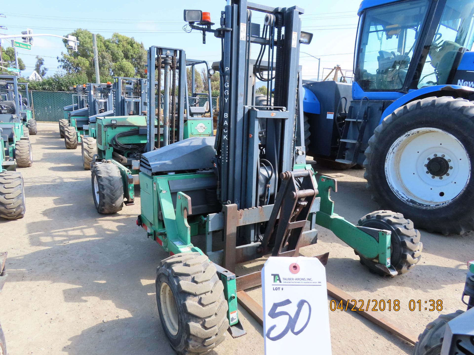 (2006) Princeton Type Z2-3TX, 4,500lb Cap. Piggy Back Forklift, Diesel; Hours: 2,200; S/N 112041 - Image 2 of 5