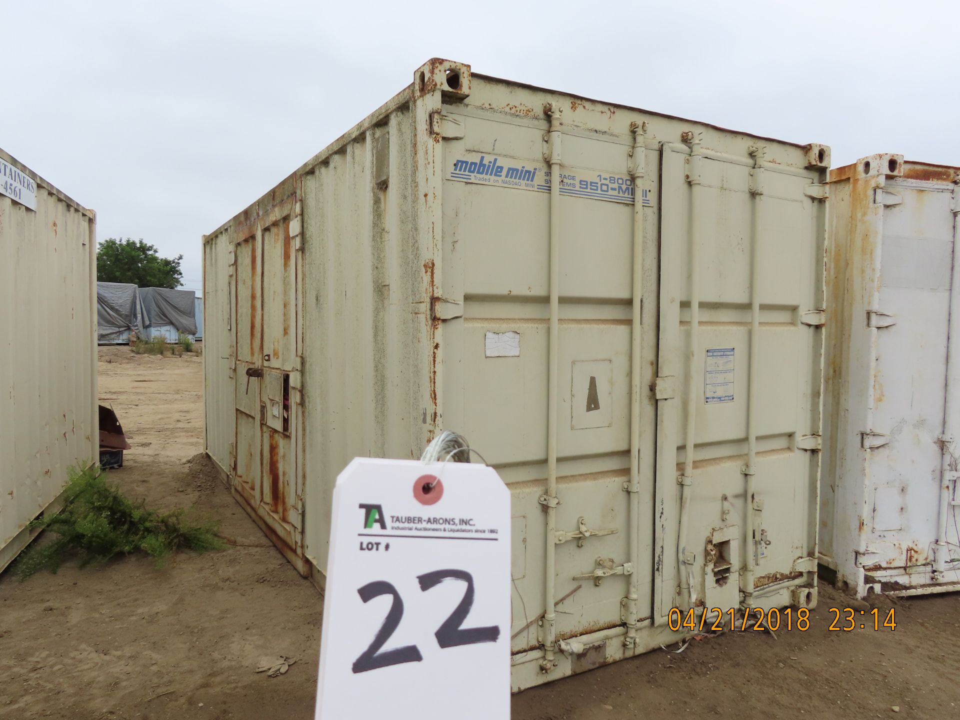 Storage Container, 8' x 8' x 20'L