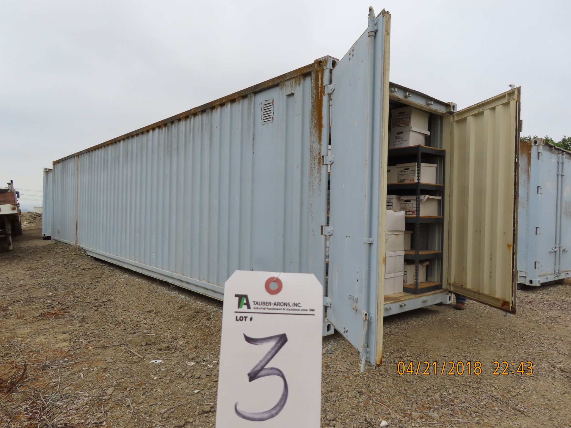 Storage Container, 8' x 8' x 40'L w/ Contents - Image 2 of 2