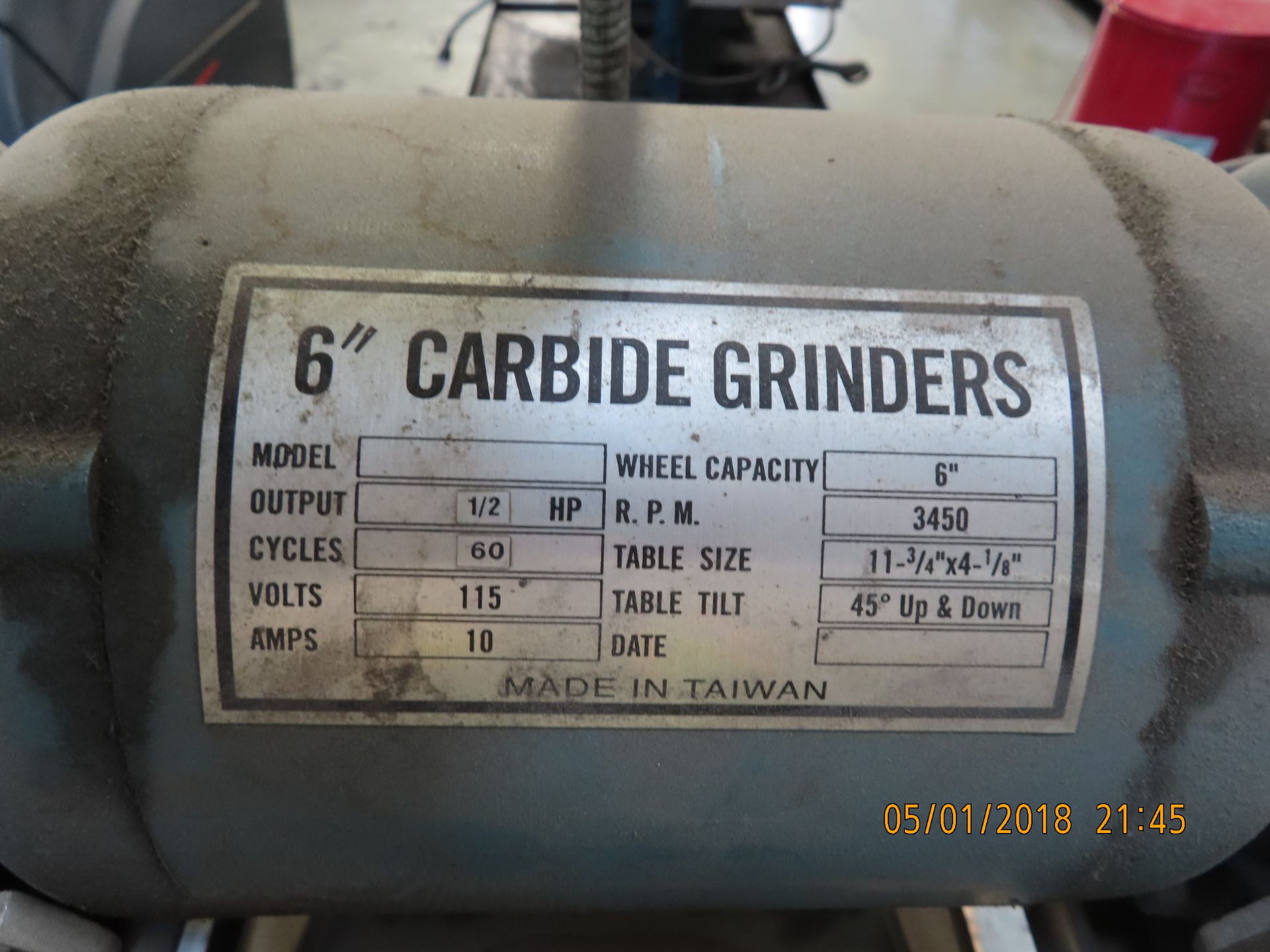 6'' Dbl. End Carbide Grinder - Image 2 of 2