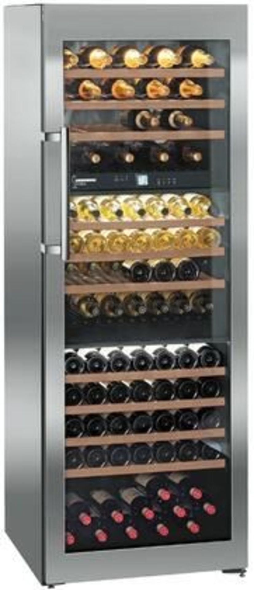 Liebherr mod. WS17800, 27'' Freestanding Triple Zone Wine Refrigerator, 178-Bottle Cap.