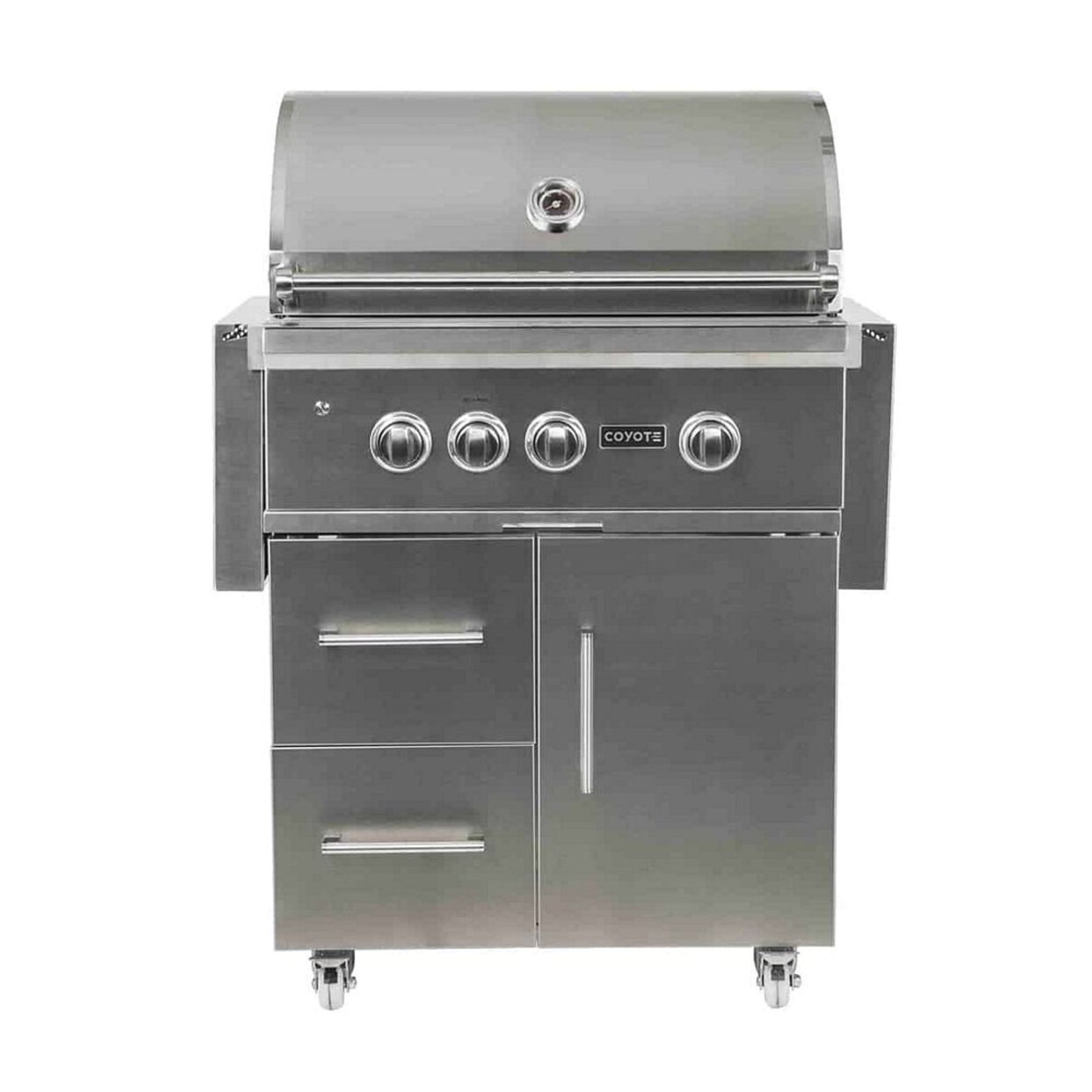 Coyote mod. C25L30NG-FS, CO-30'' Grill on Cart LED, Ceramics, Natural Gas