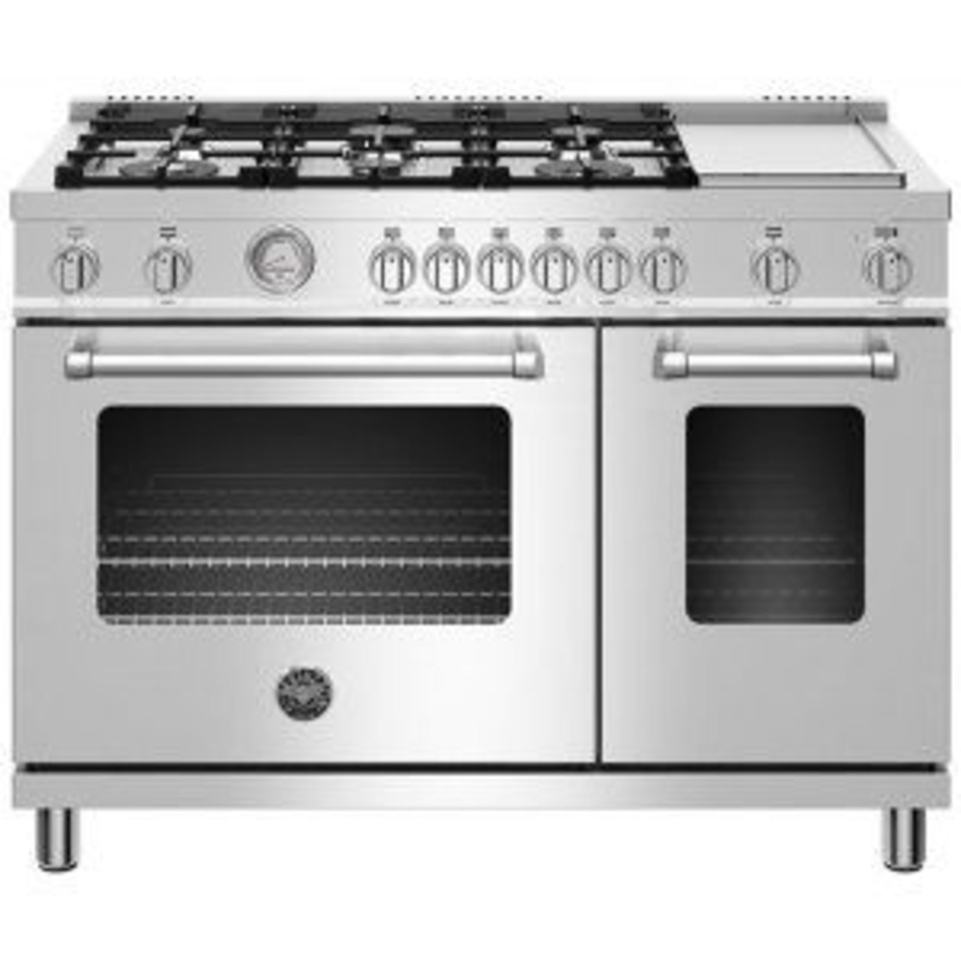 Bertazzoni mod. MAST486GDFMXE, BZ-48'' Master Series Range, 6-Burner Electric Oven