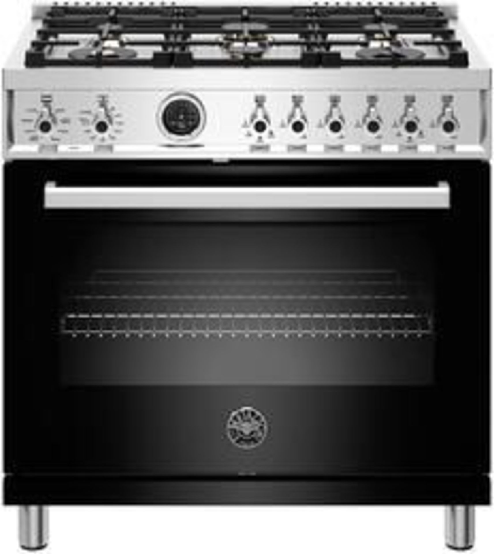 Bertazzoni mod. PROF366DFSNET, BZ-36'' Prof Series Range Electric Oven, Black