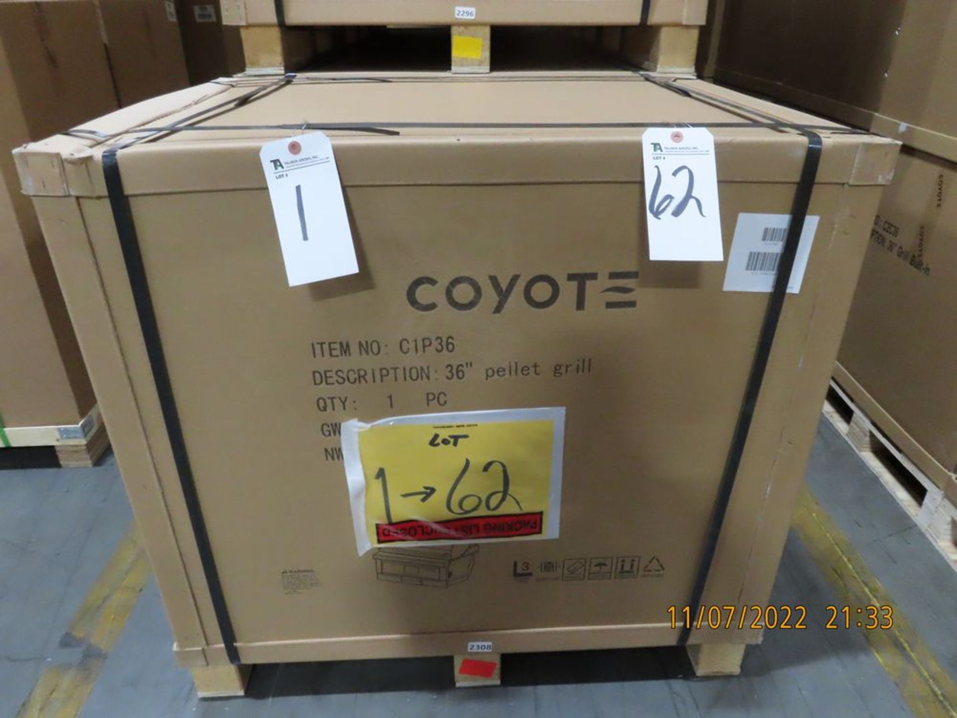 Coyote mod. C1P36, CO-36'' Pellet Grill - Bild 2 aus 5