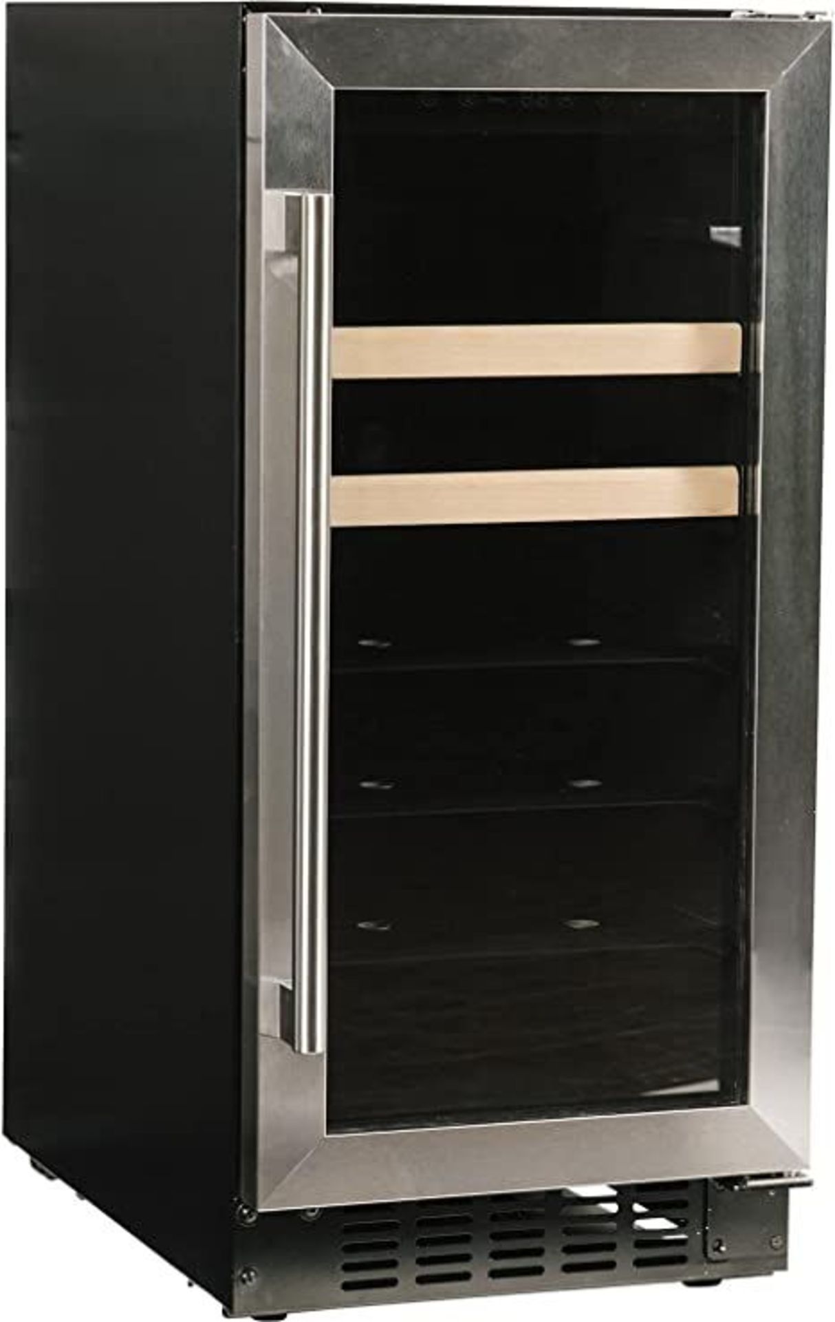 Azure mod. A115BEV-S, 15'' Beverage Center w/ Stainless Trim, Glass Door