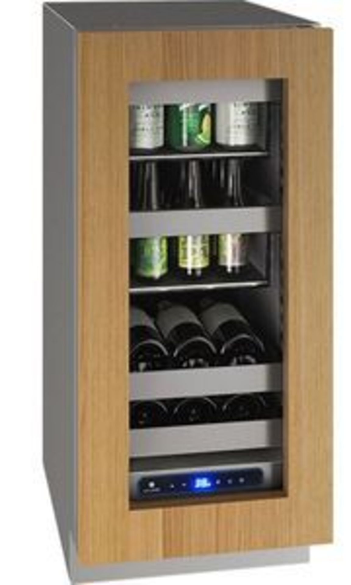 U-Line mod. UHBV515-IG01A, UL-BEV Center 15'' REV Hinge INTEGR, 115V, Undercounter Beverage Center