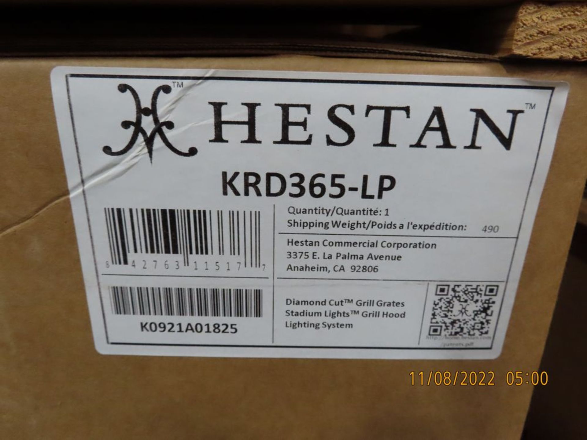 Hestan mod. KRD365-LP, 36'' HE-Range, 5 Burner Duel Fuel - Image 3 of 3