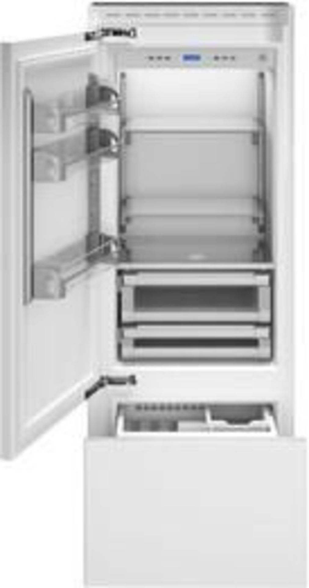 Bertazzoni mod. REF30PRL, BZ-30'' Counter Depth Bottom Freezer Refrigerator, Left-Hanging Door