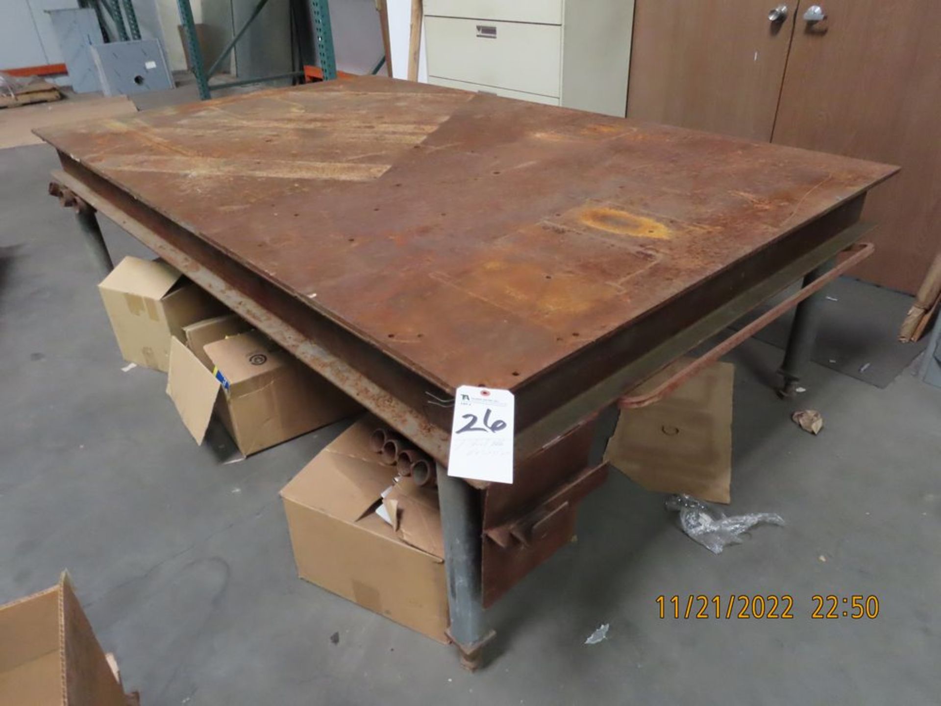 Steel Table, 8' x 5' x 31'' Tall