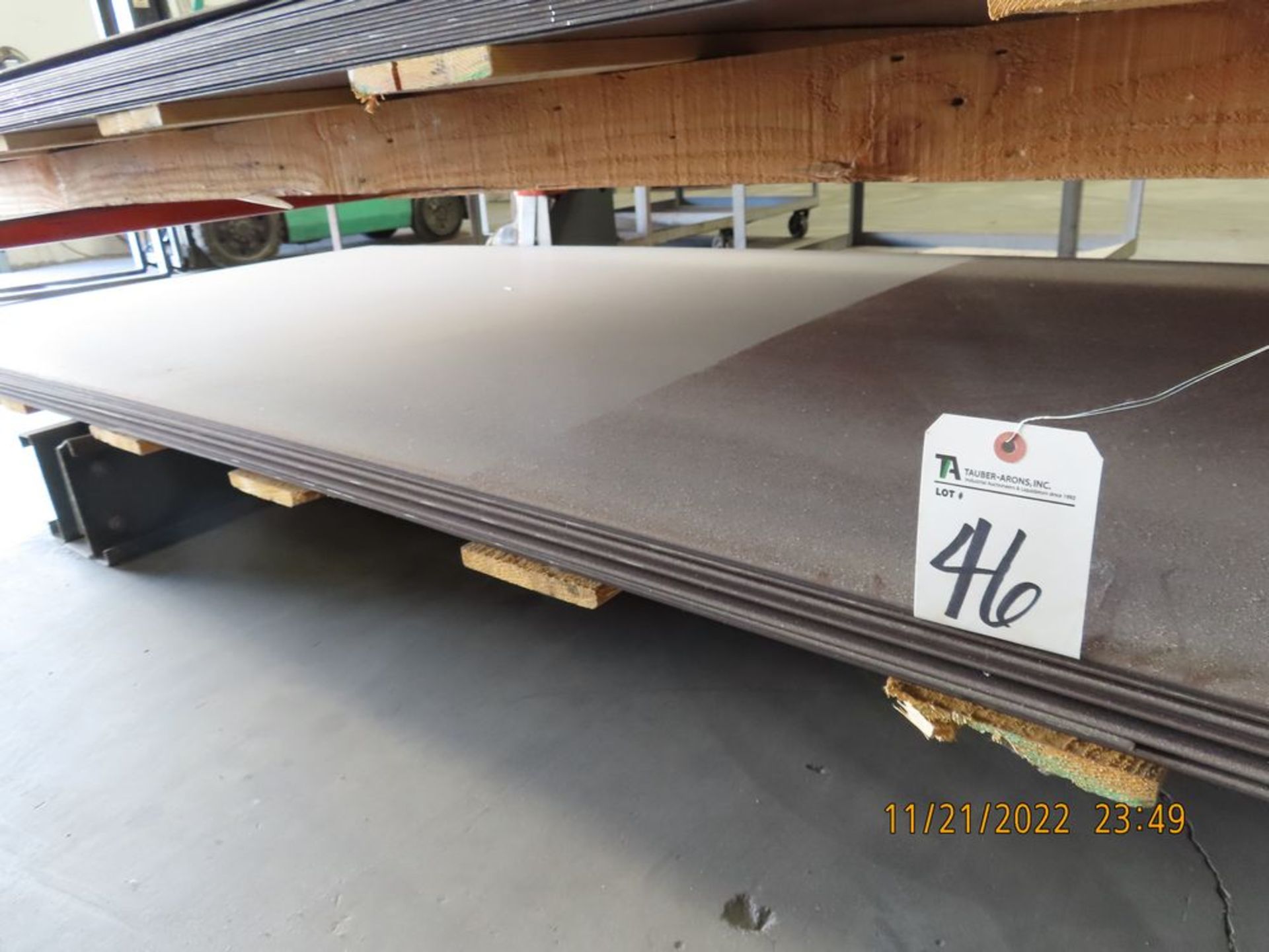 (Lot) 11-Gauge CRS, Gauge 0.125, Size 48'' x 120'' Approx. Weight 3,400lb. (Qty 17)