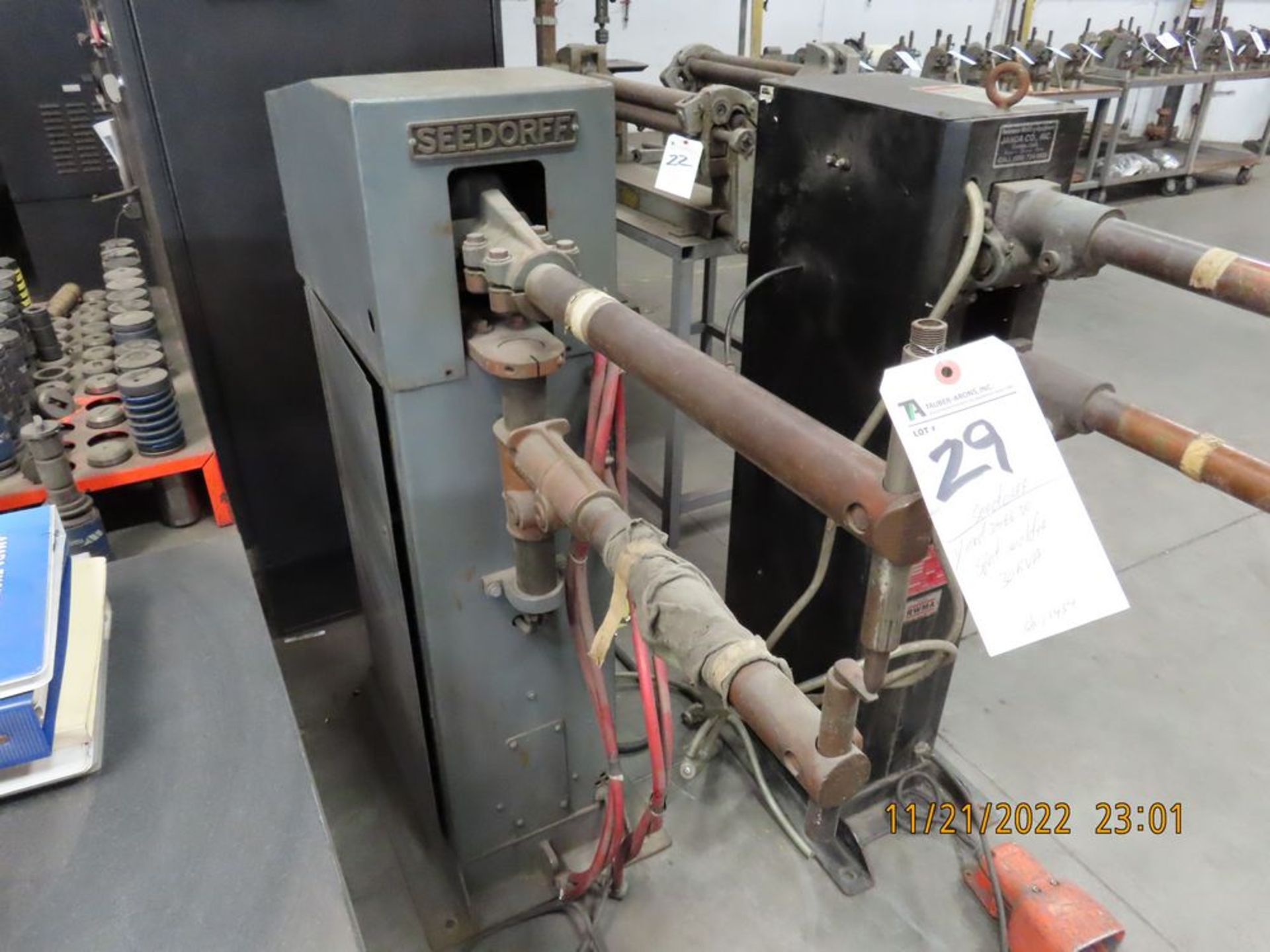 Seedorff mod. 3466.30 Spot Welder, 30 KVA S/N 11434