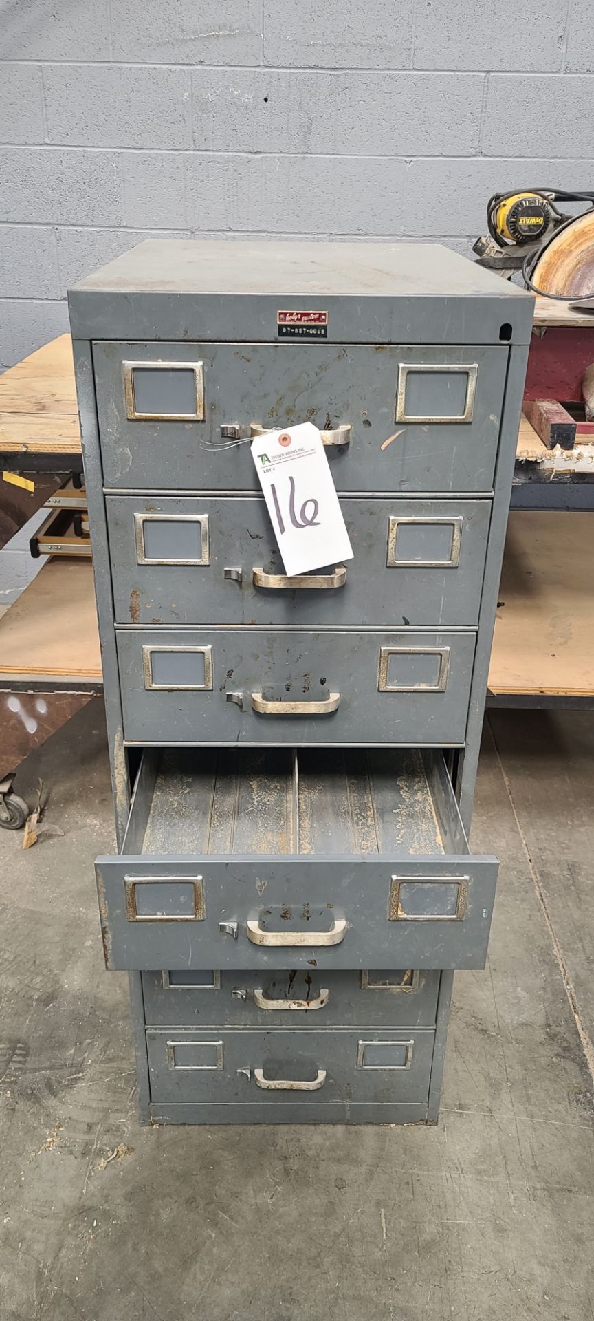 Holga Custom 7-Drawer Cabinet (No Contents) (LOCATION: 11170 Thurston Lane, Jurupa Valley, CA --