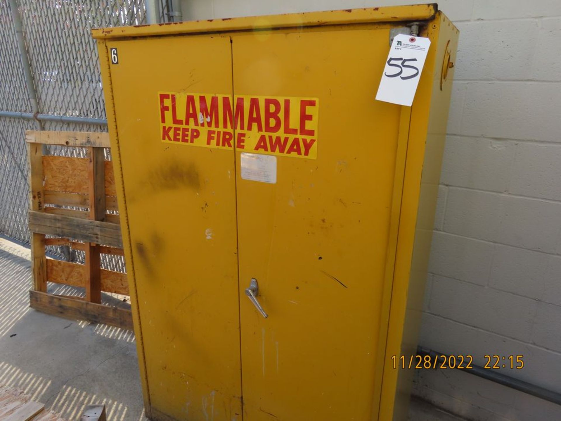 Eagle 45 Gal. Cap. Storage Cabinet (LOCATION: 11170 Thurston Lane, Jurupa Valley, CA -- CONTACT --