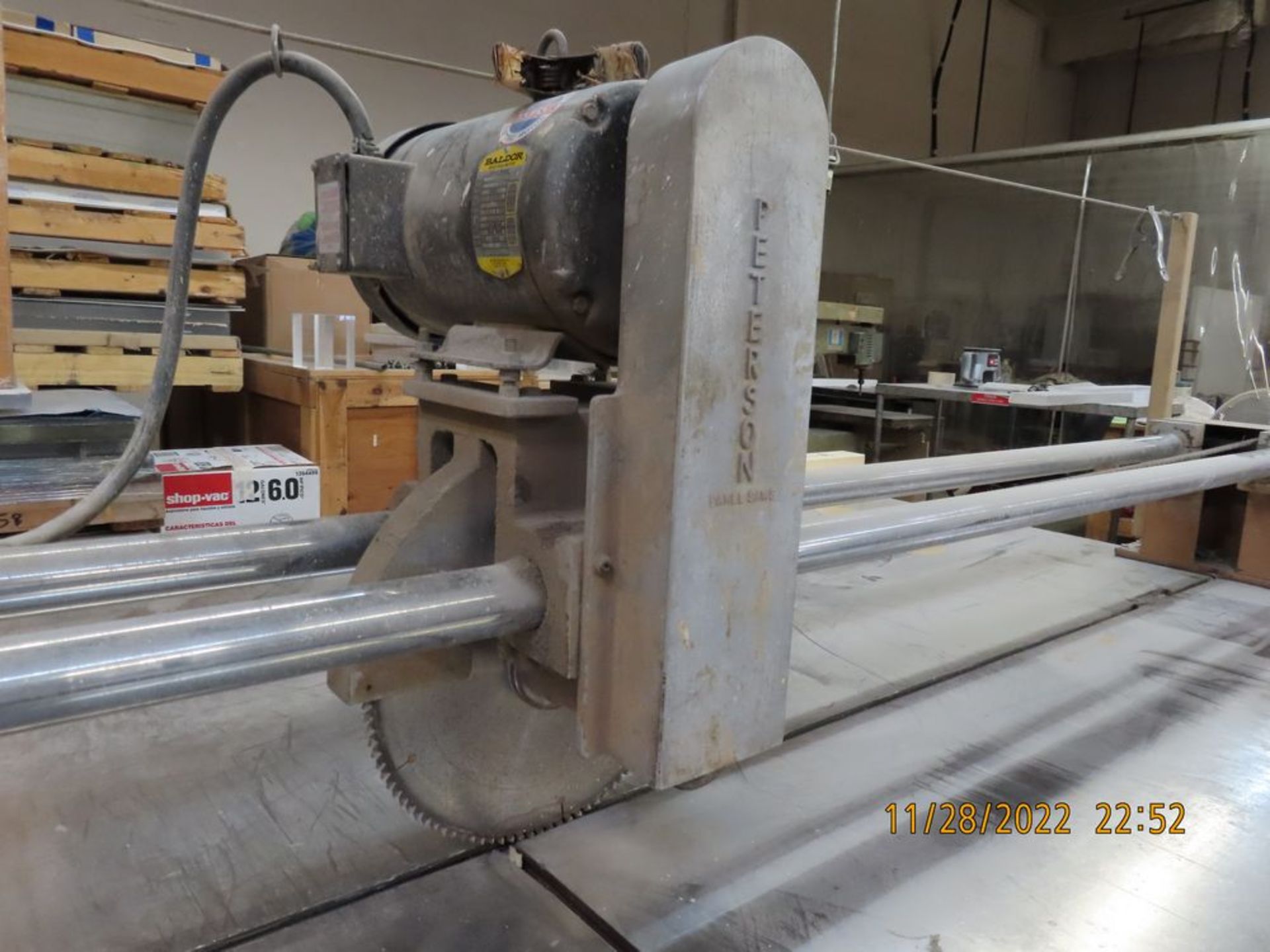 Peterson 7 1/2hp Panel Saw, 72''x114'' (LOCATION: 2226 Castle Harbour Place, Ontario, CA -- - Image 2 of 3