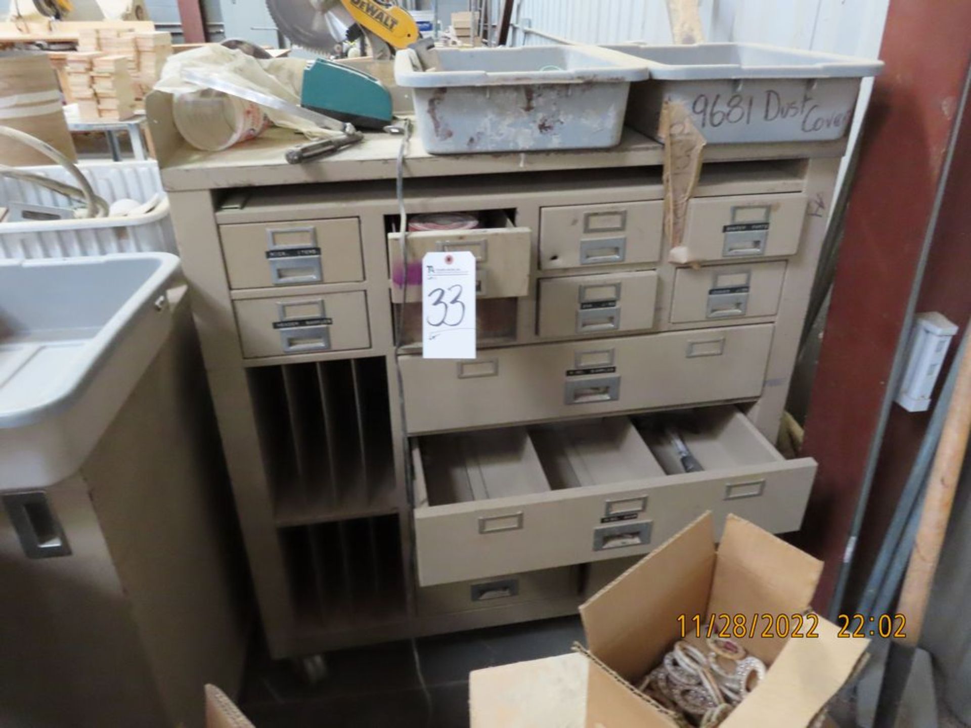 (Lot) Parts Cabinet (2 Cabinets) (LOCATION: 11170 Thurston Lane, Jurupa Valley, CA -- CONTACT -- - Image 2 of 2