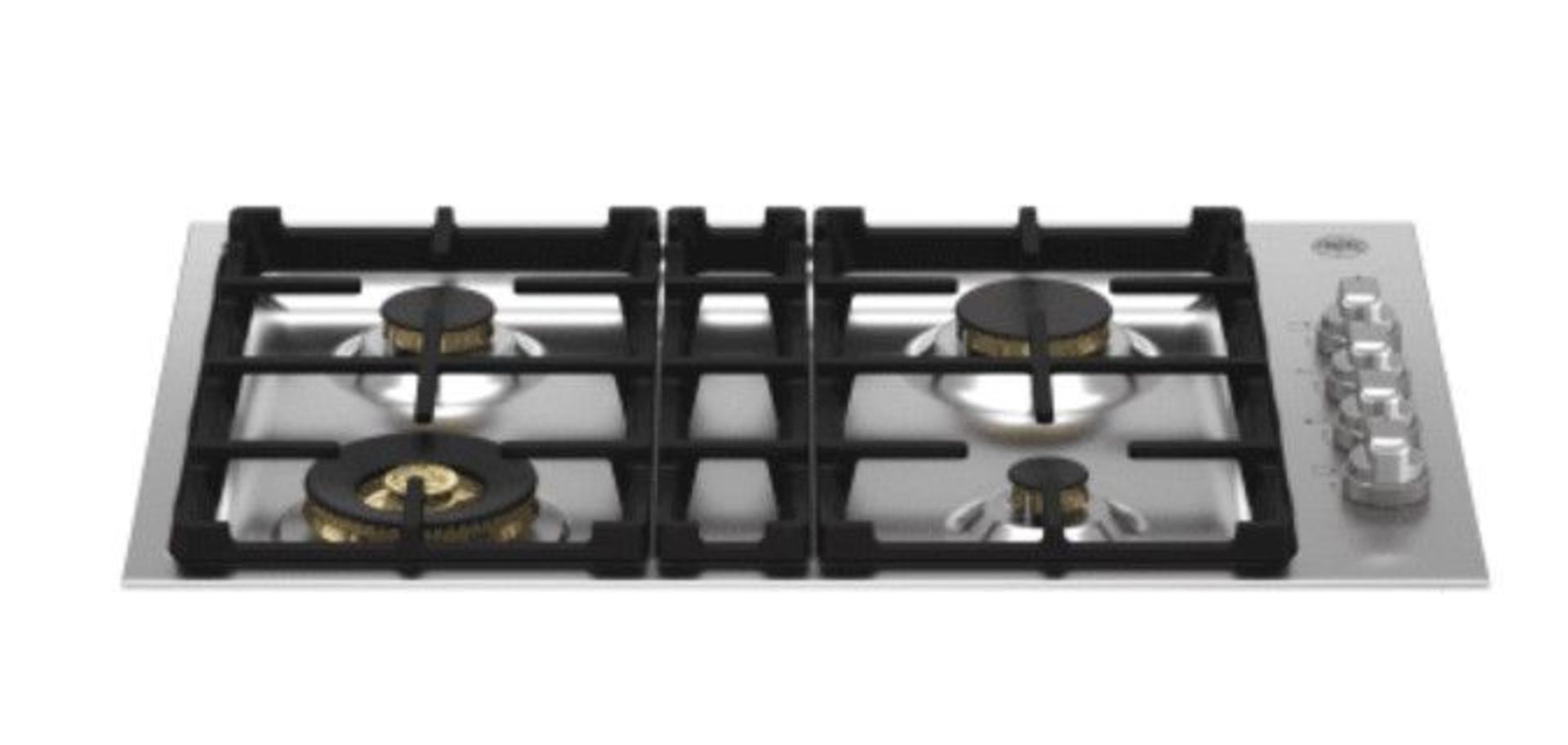 Cooktop with Brass Burners
