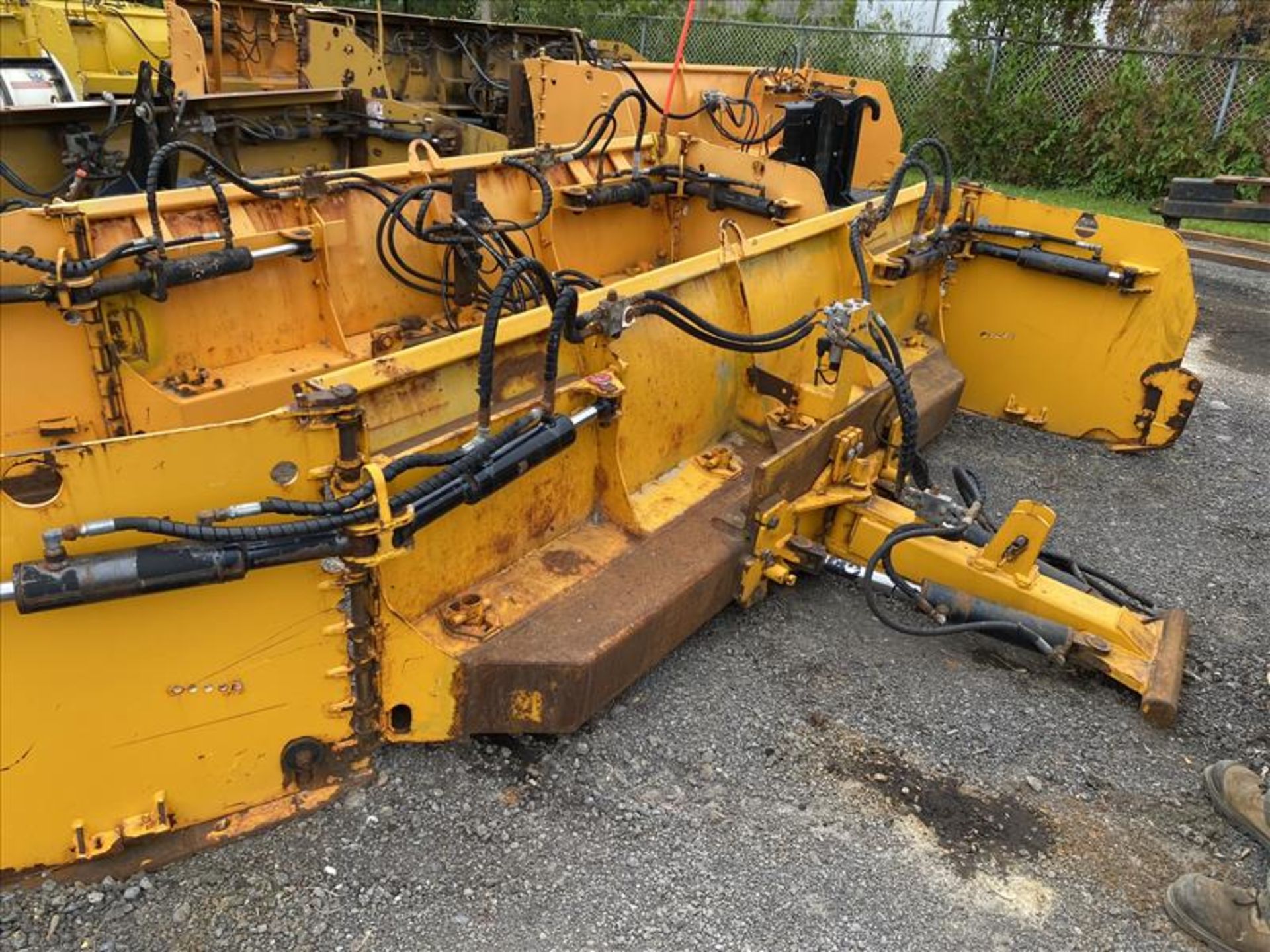 Metal Pless AGH0936-15-00-10-1292 9'-15' Extendable Snow Plow, height 36", 3' side wings, SN - Image 2 of 4