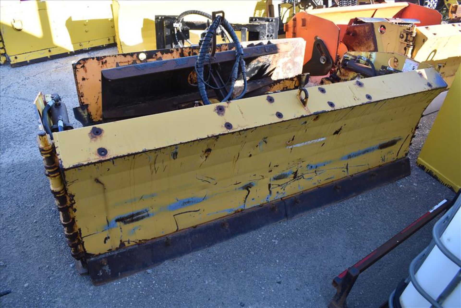 Metal Pless PLSS730-12-0910 7'-12' Extendable Snow Plow, height 30", SN 2015 (794), 2008 (Loc