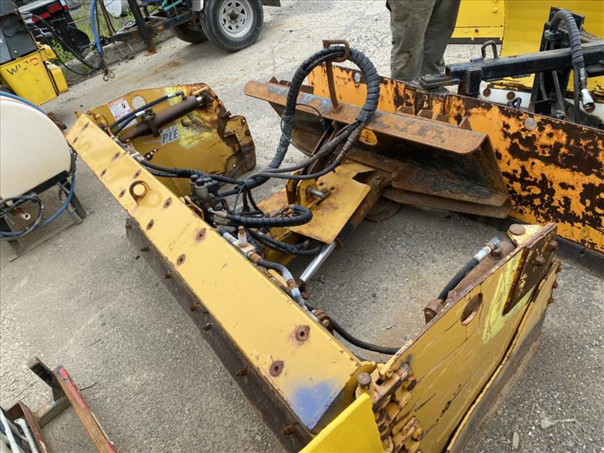 Metal Pless PLSS730-12-0910 7'-12' Extendable Snow Plow, height 30", SN 2015 (794), 2008 (Loc - Image 4 of 5
