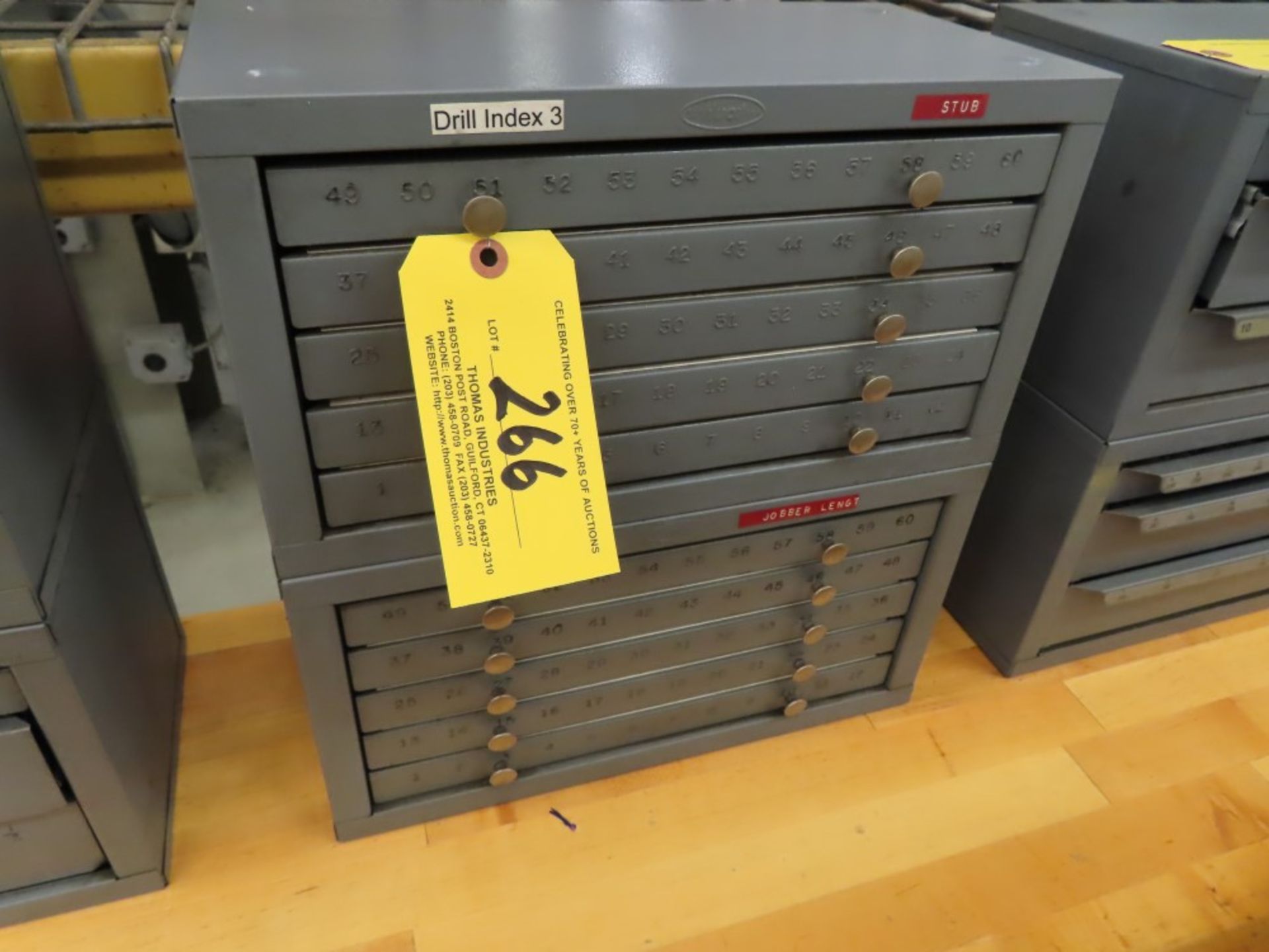 (2) Huot Drill Cabinets w/ Contents Including:
